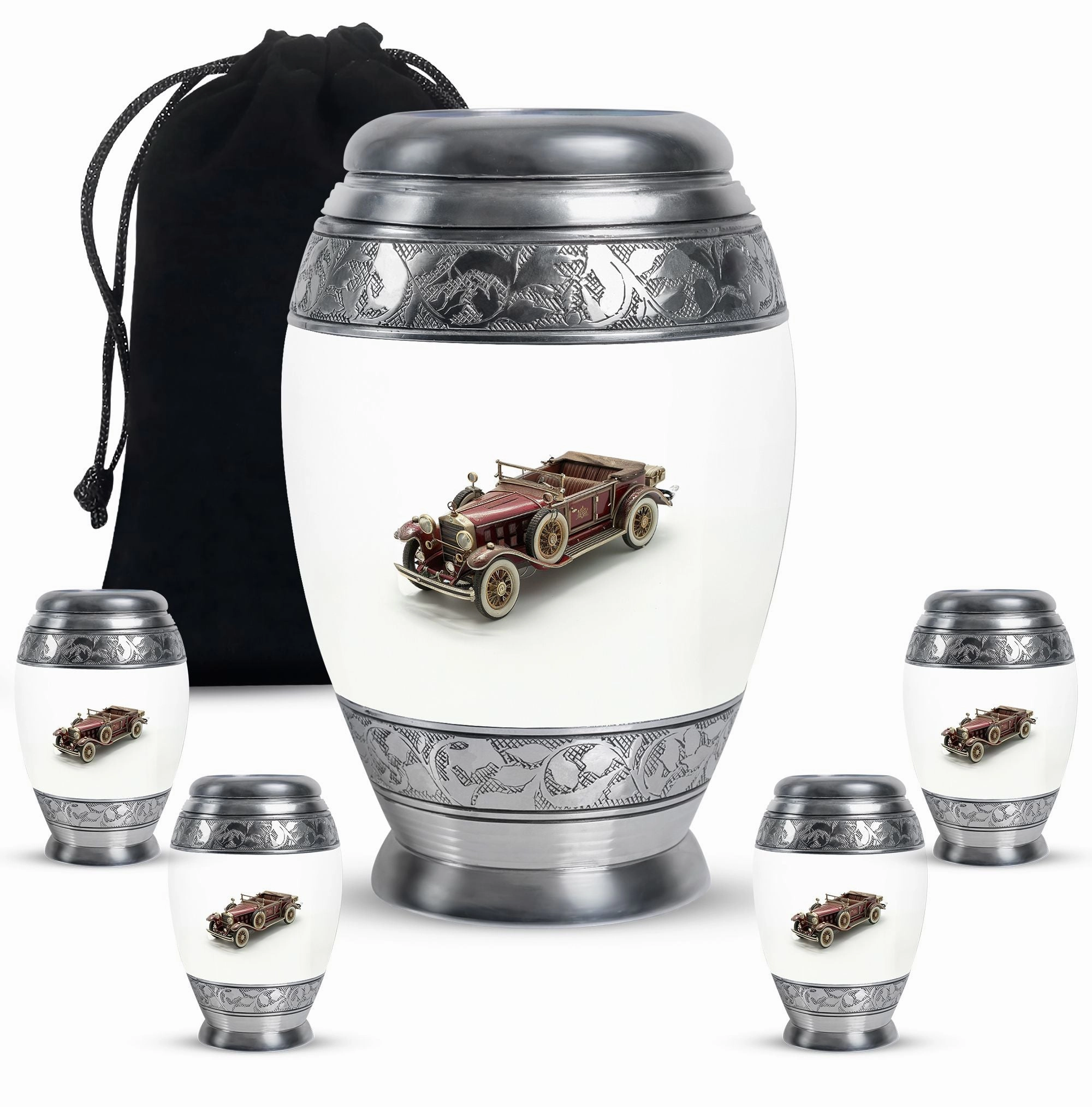 Car Cremation Medium Urn For Ashes Memorial & Funeral Urn
