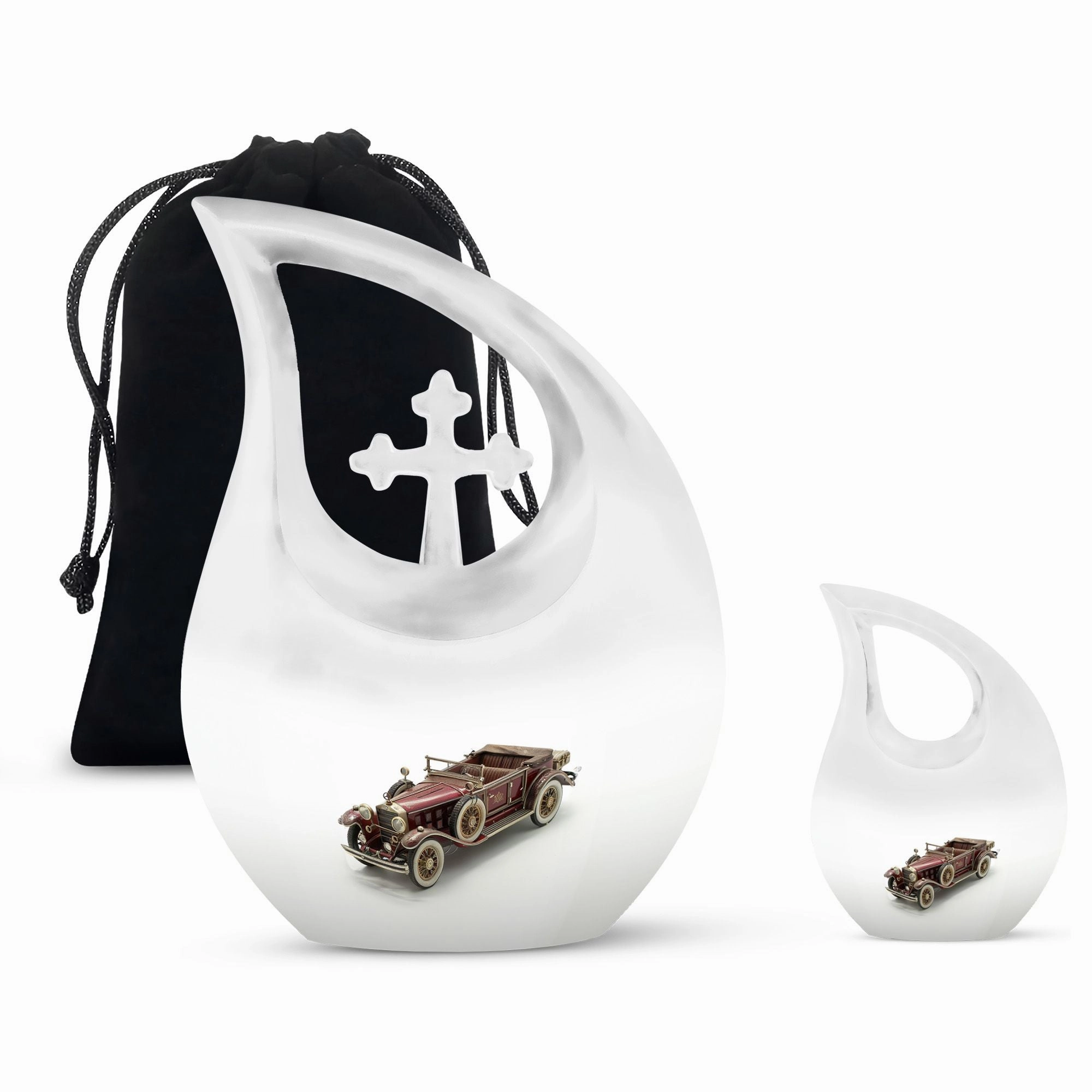 Car Cremation Medium Urn For Ashes Memorial & Funeral Urn