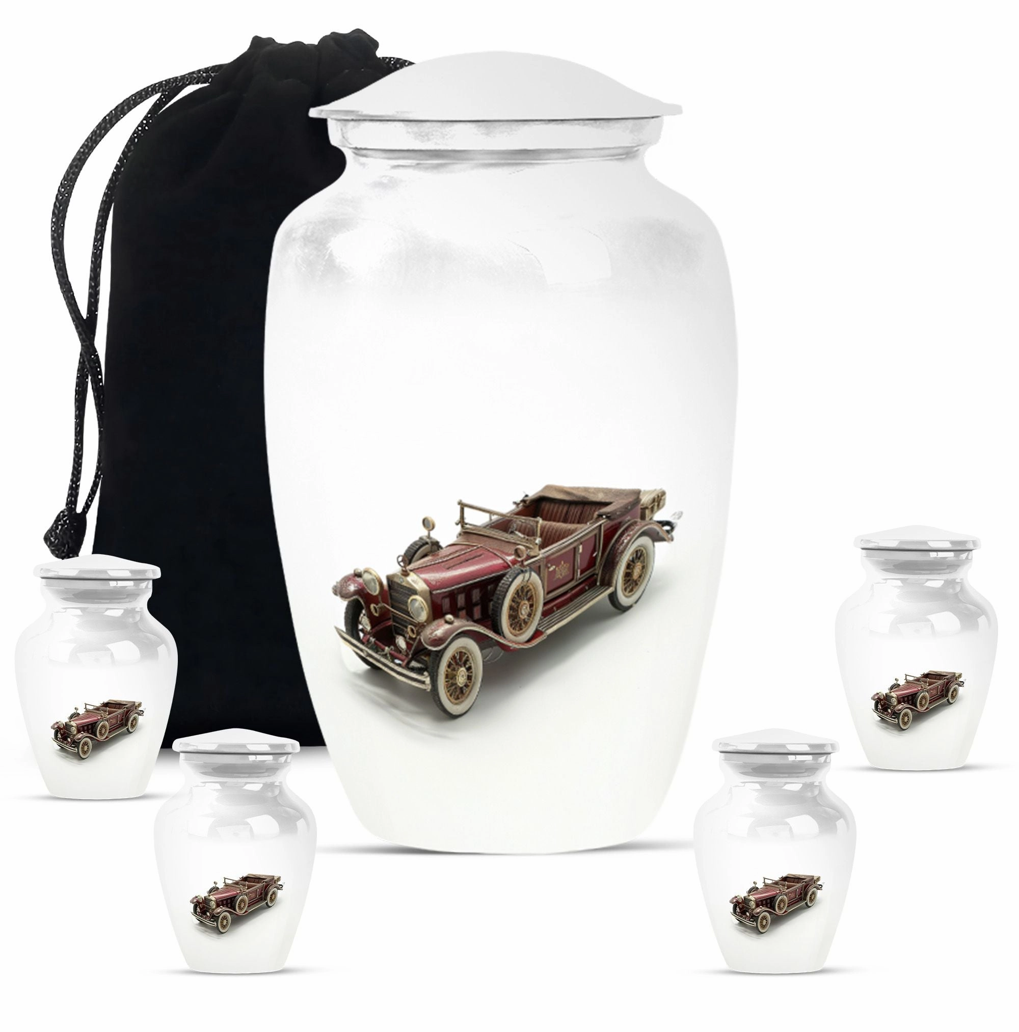 Car Cremation Medium Urn For Ashes Memorial & Funeral Urn