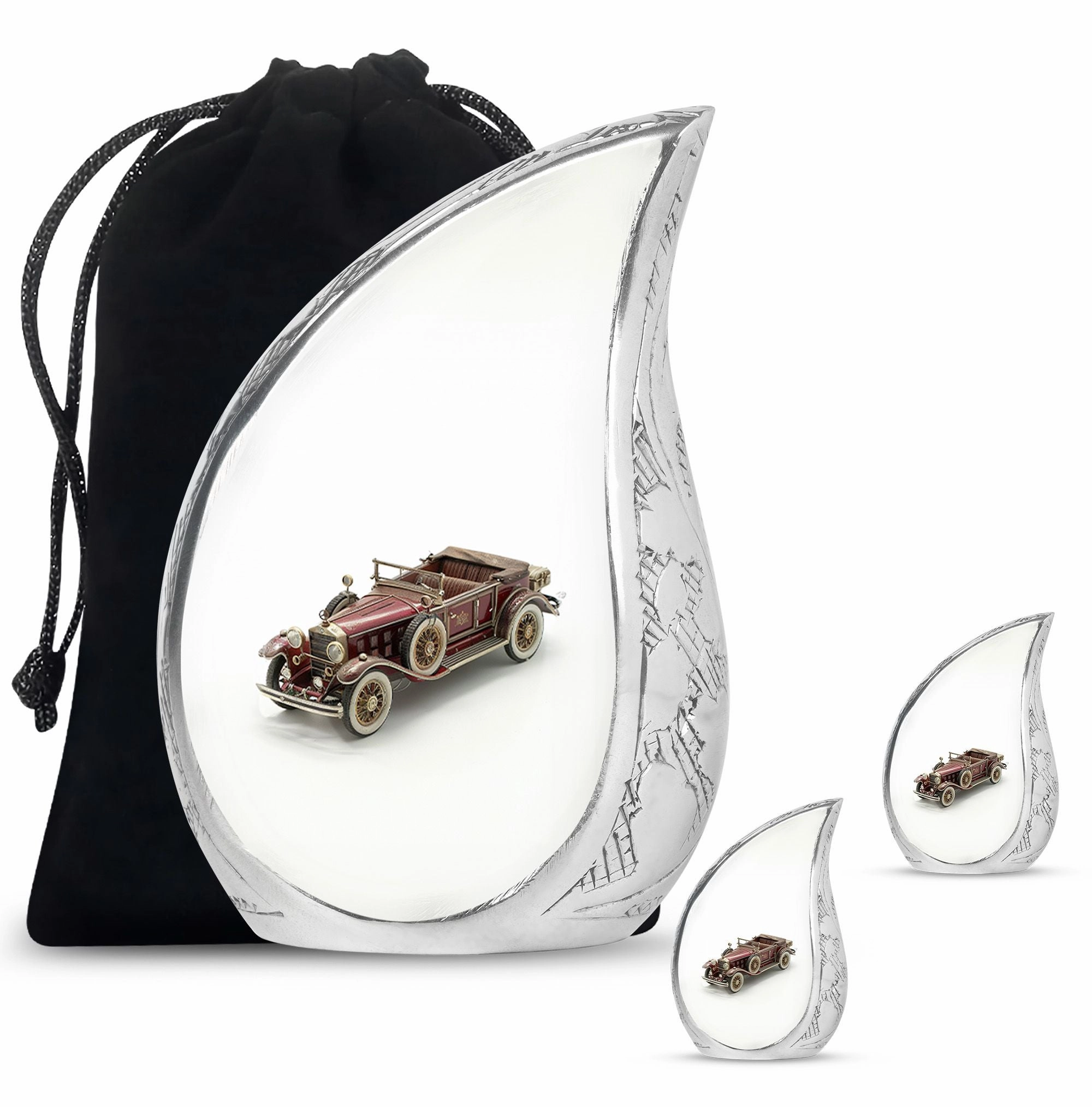 Car Cremation Medium Urn For Ashes Memorial & Funeral Urn