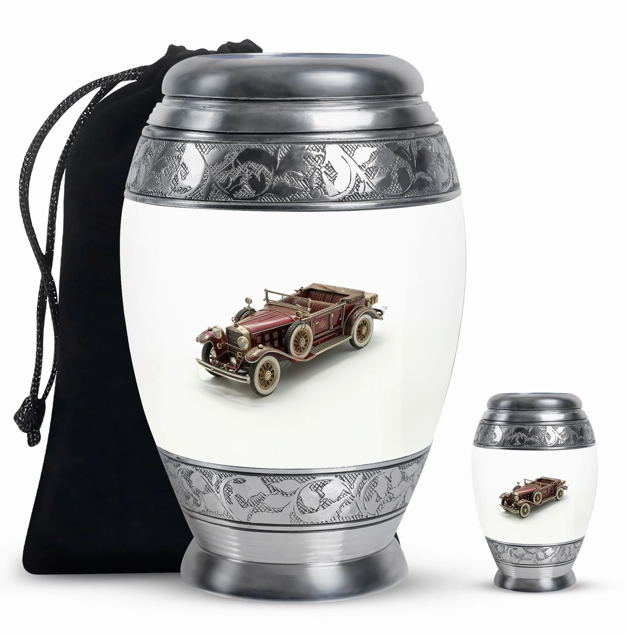 Car Cremation Medium Urn For Ashes Memorial & Funeral Urn