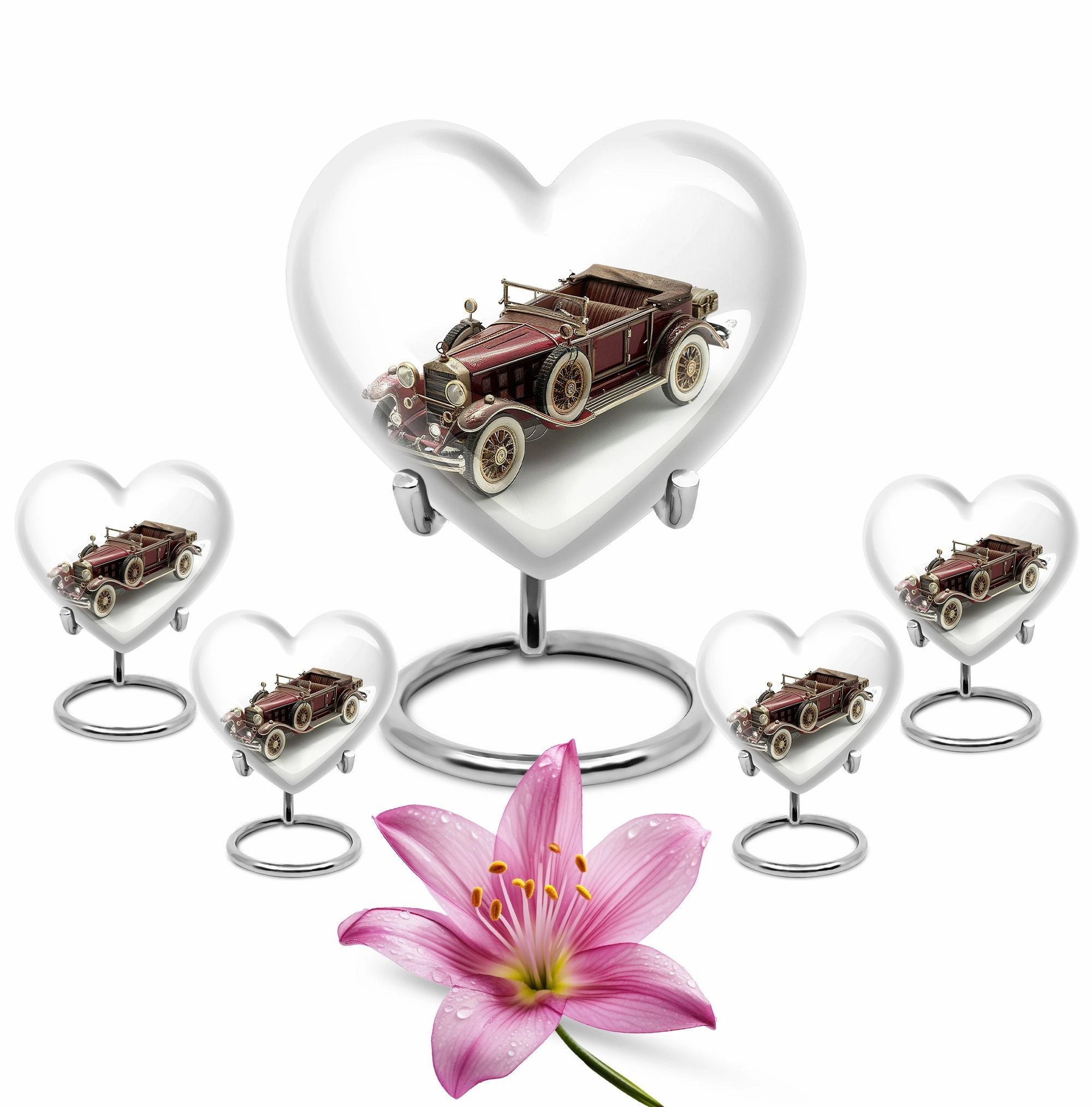 Car Cremation Medium Urn For Ashes Memorial & Funeral Urn