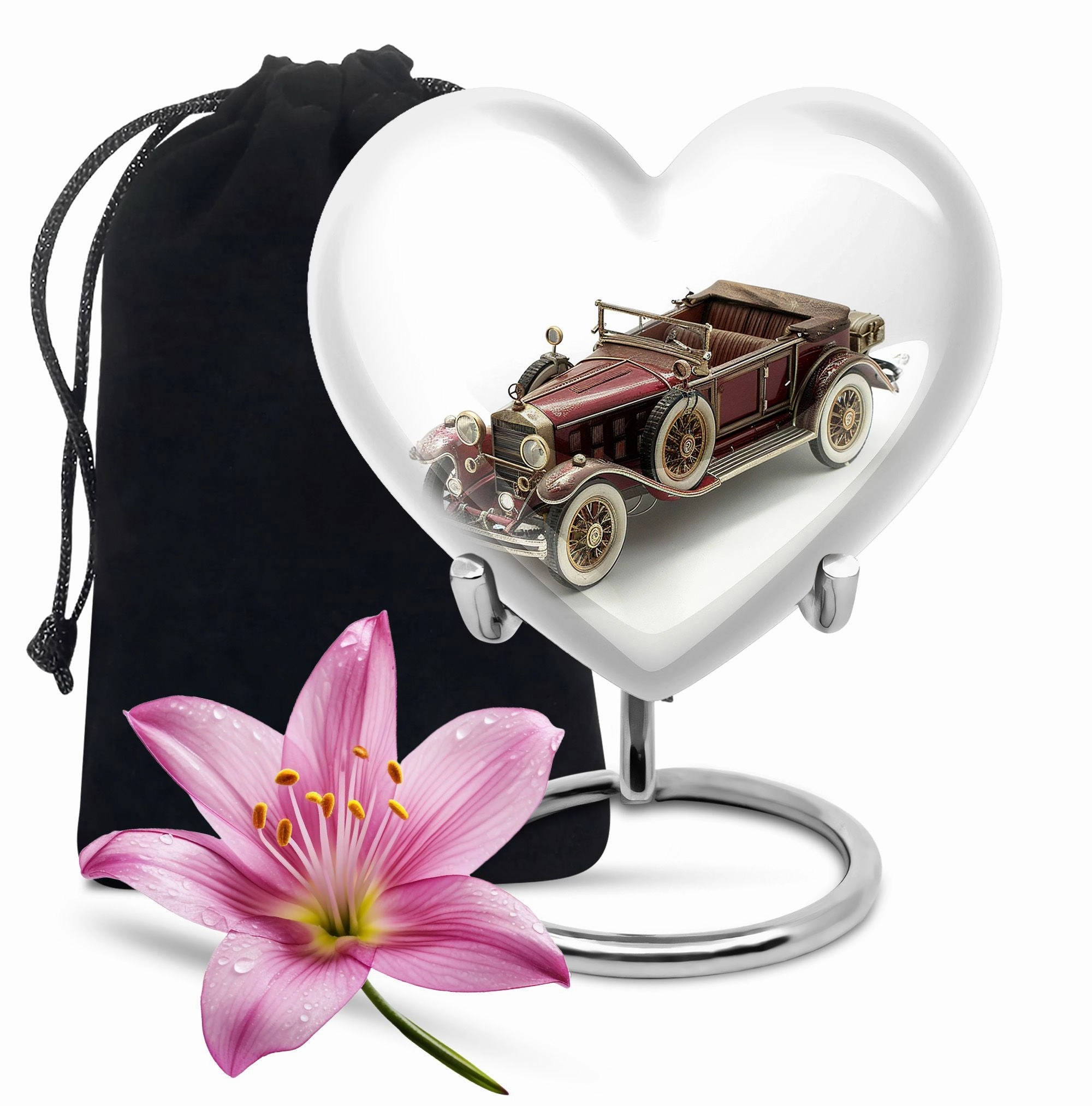 Car Cremation Medium Urn For Ashes Memorial & Funeral Urn