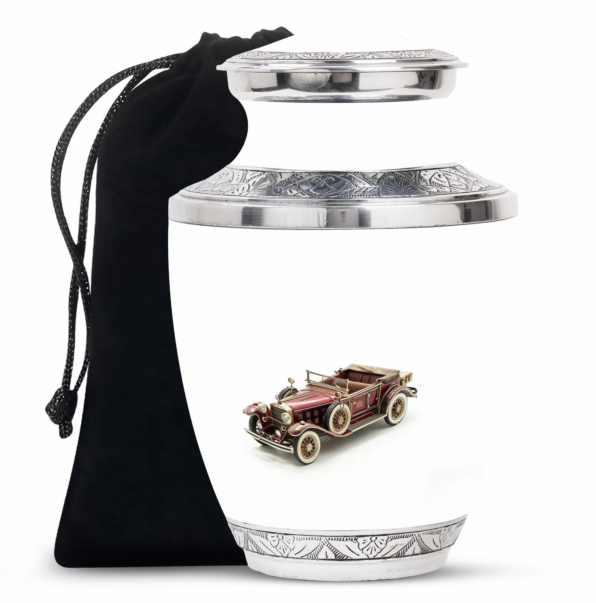 Car Cremation Medium Urn For Ashes Memorial & Funeral Urn