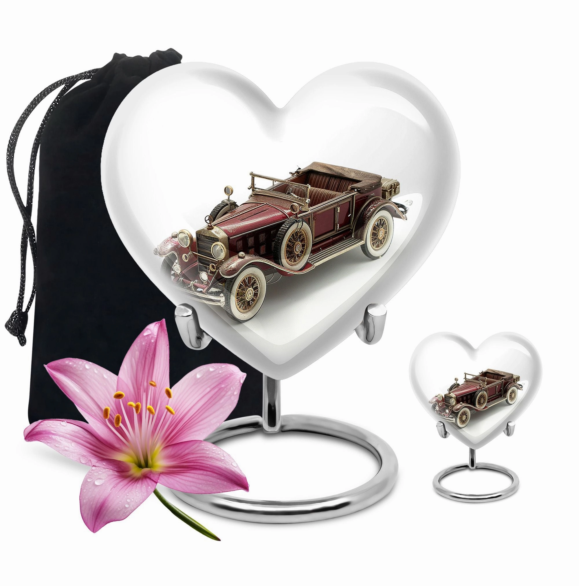 Car Cremation Medium Urn For Ashes Memorial & Funeral Urn