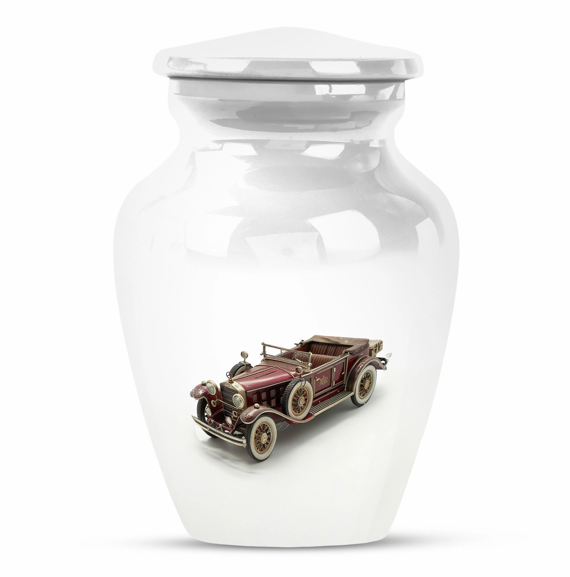 Car Cremation Medium Urn For Ashes Memorial & Funeral Urn
