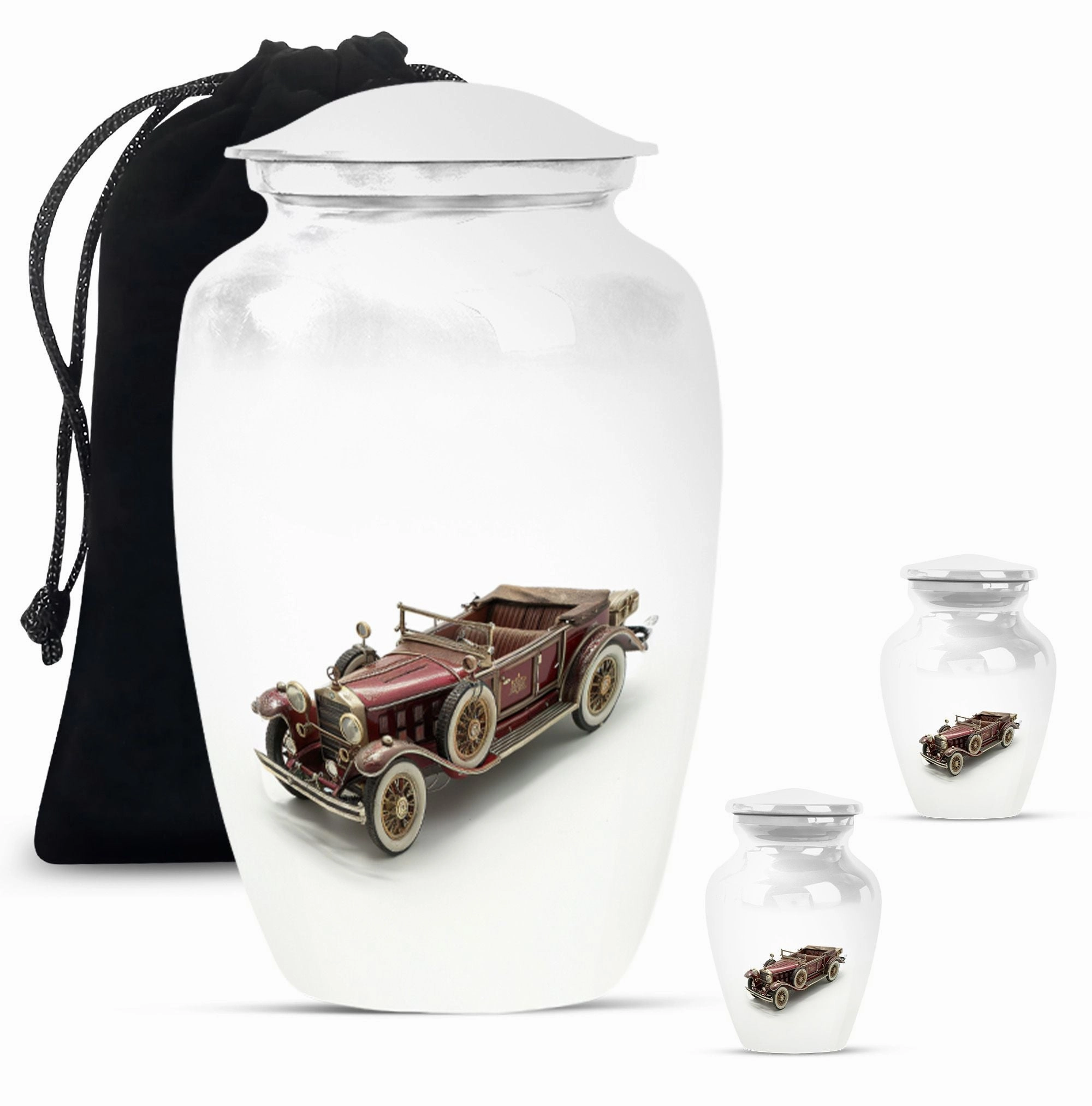 Car Cremation Medium Urn For Ashes Memorial & Funeral Urn