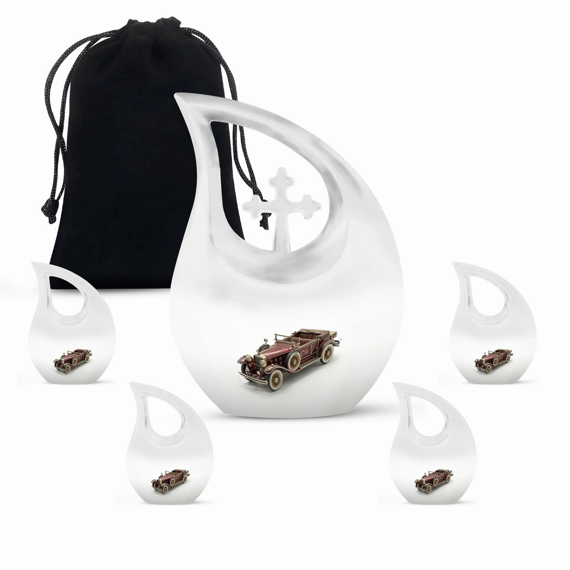 Car Cremation Medium Urn For Ashes Memorial & Funeral Urn