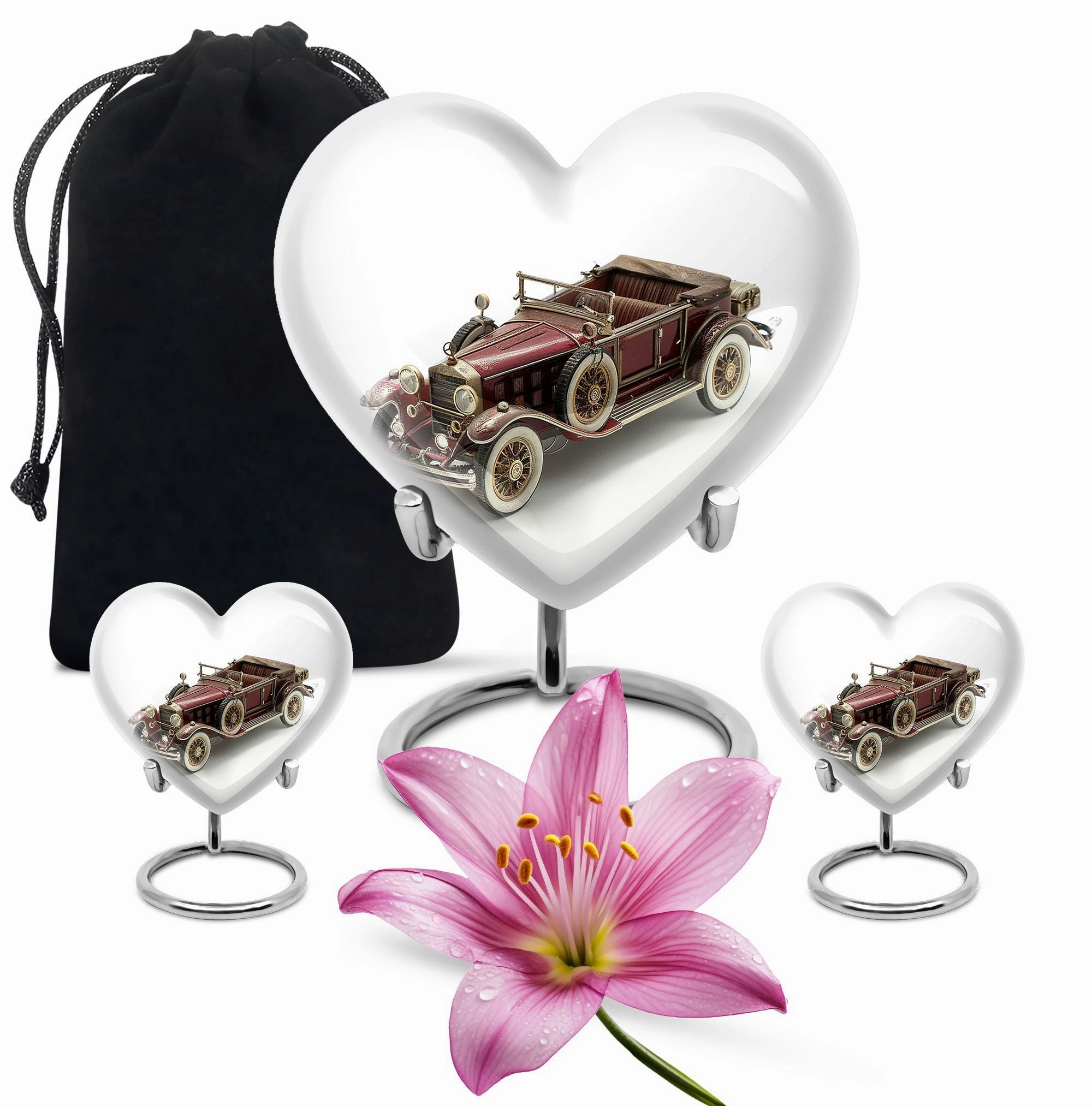 Car Cremation Medium Urn For Ashes Memorial & Funeral Urn