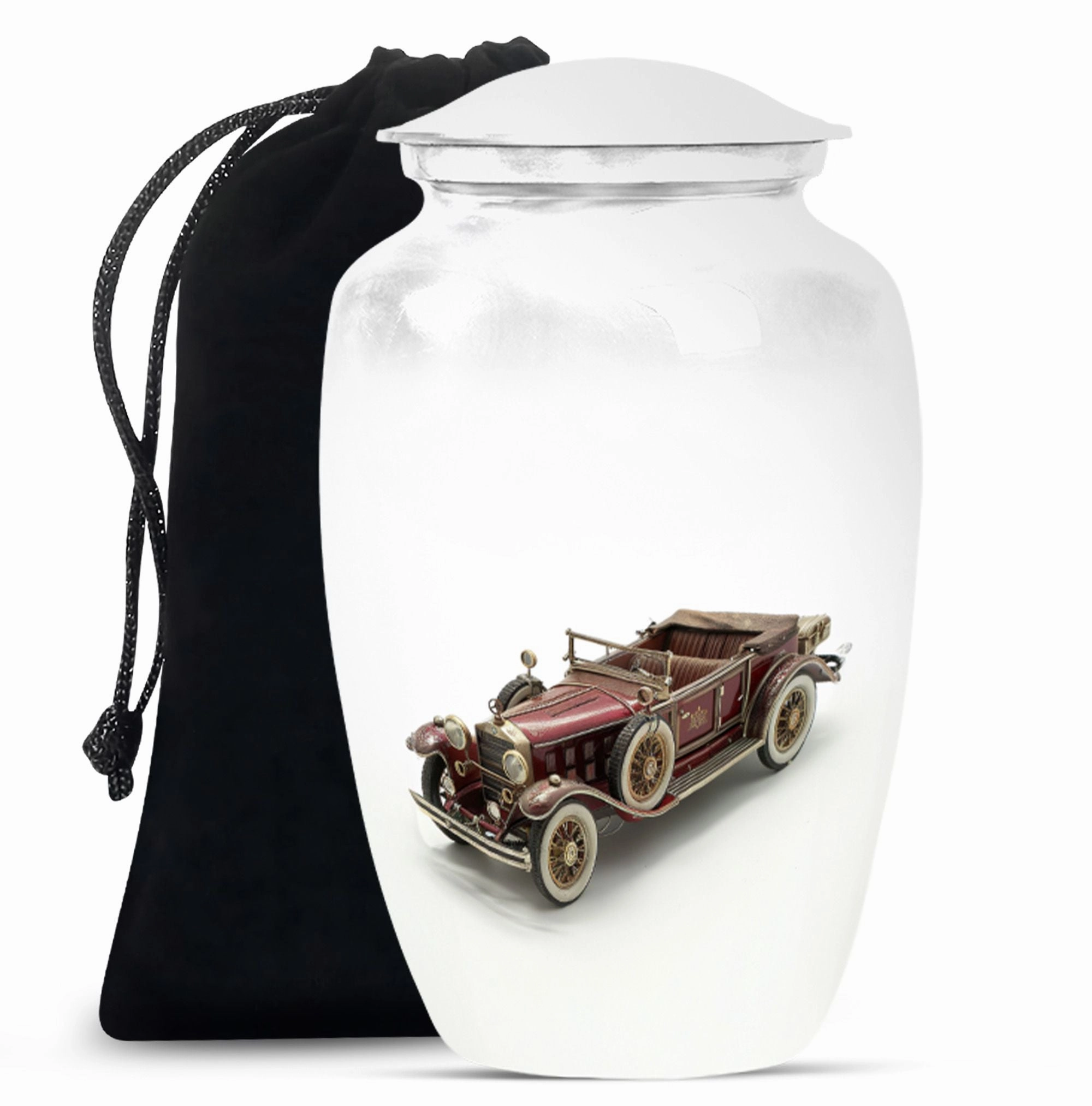 Car Cremation Medium Urn For Ashes Memorial & Funeral Urn