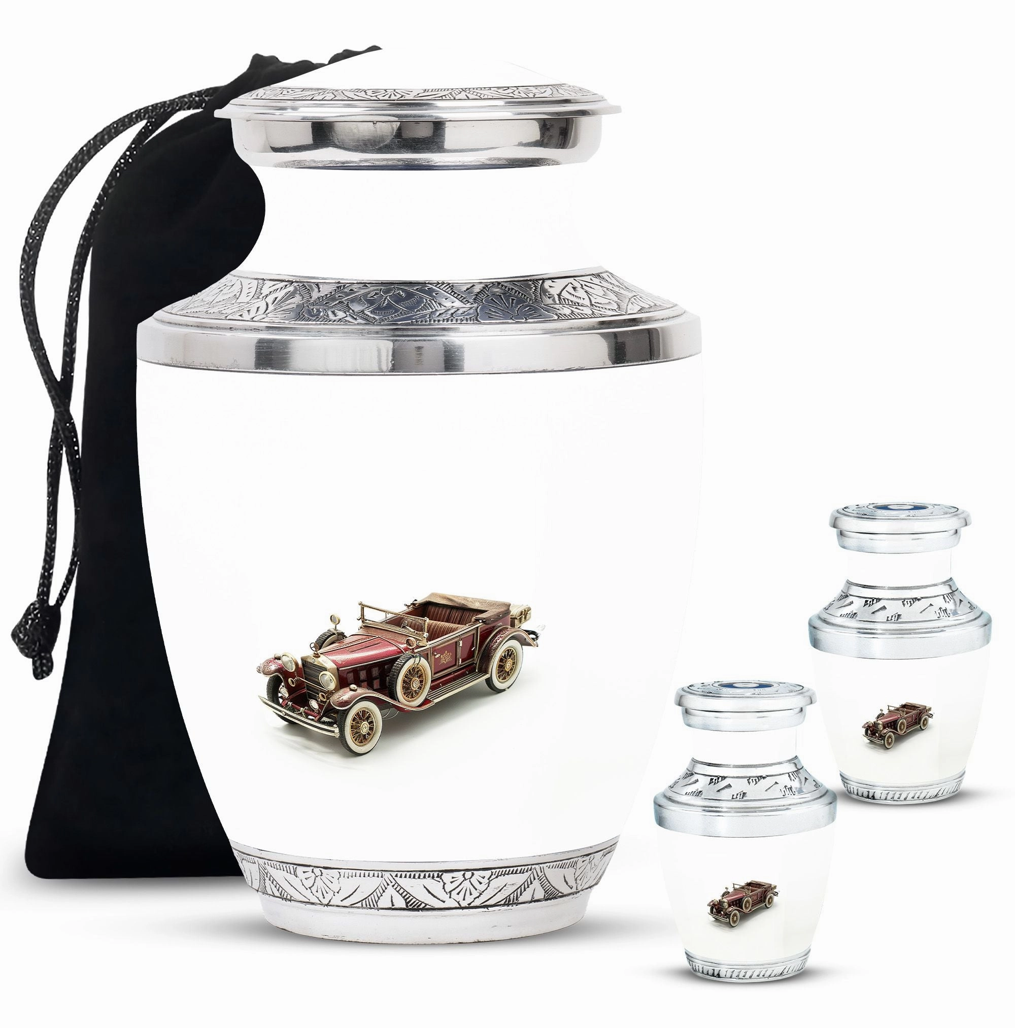 Car Cremation Medium Urn For Ashes Memorial & Funeral Urn