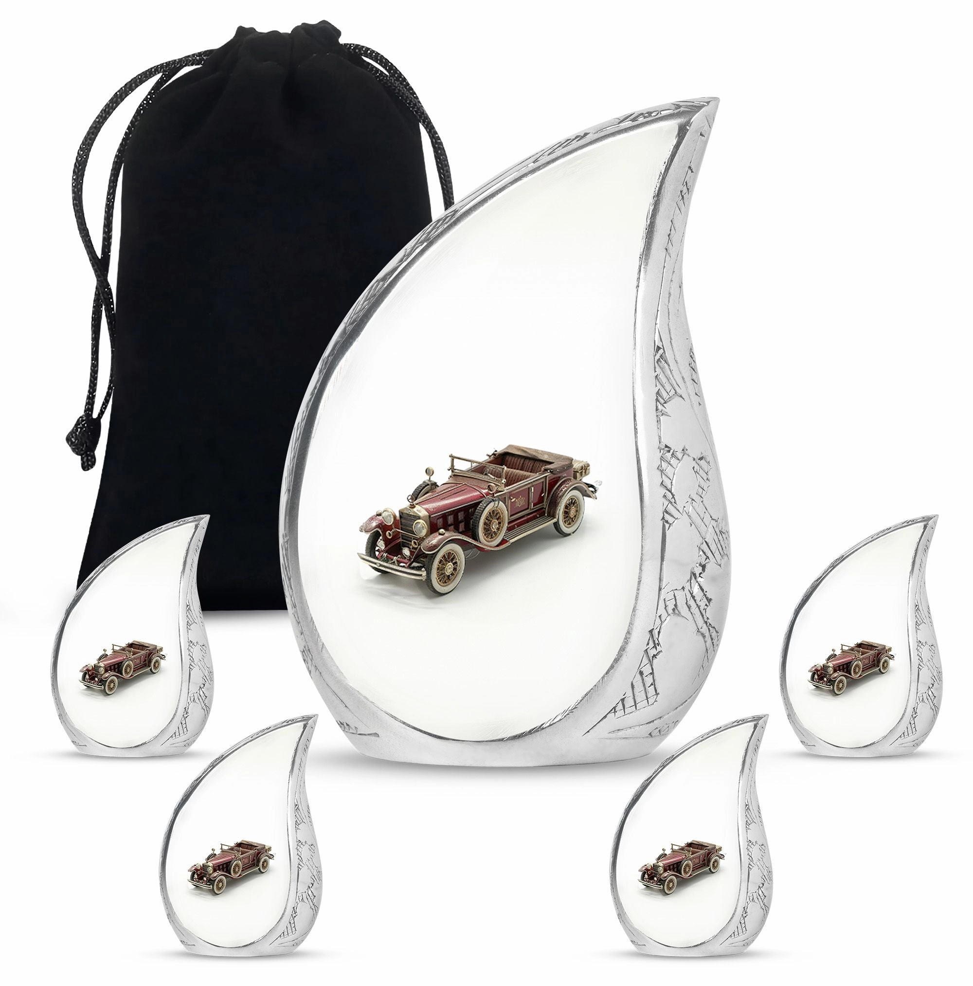 Car Cremation Medium Urn For Ashes Memorial & Funeral Urn