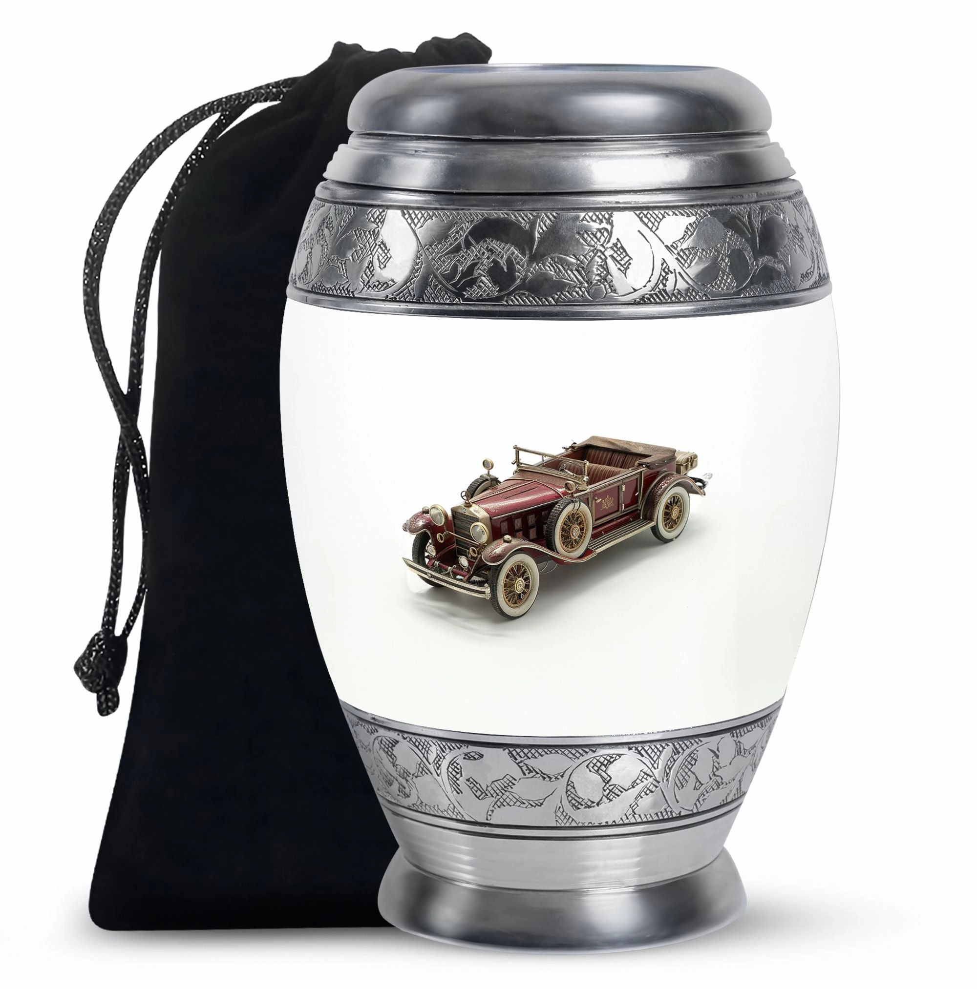 Car Cremation Medium Urn For Ashes Memorial & Funeral Urn