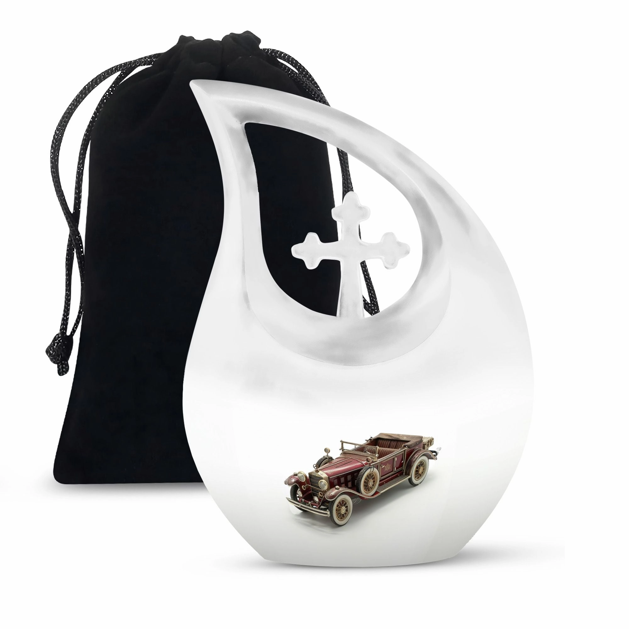 Car Cremation Medium Urn For Ashes Memorial & Funeral Urn