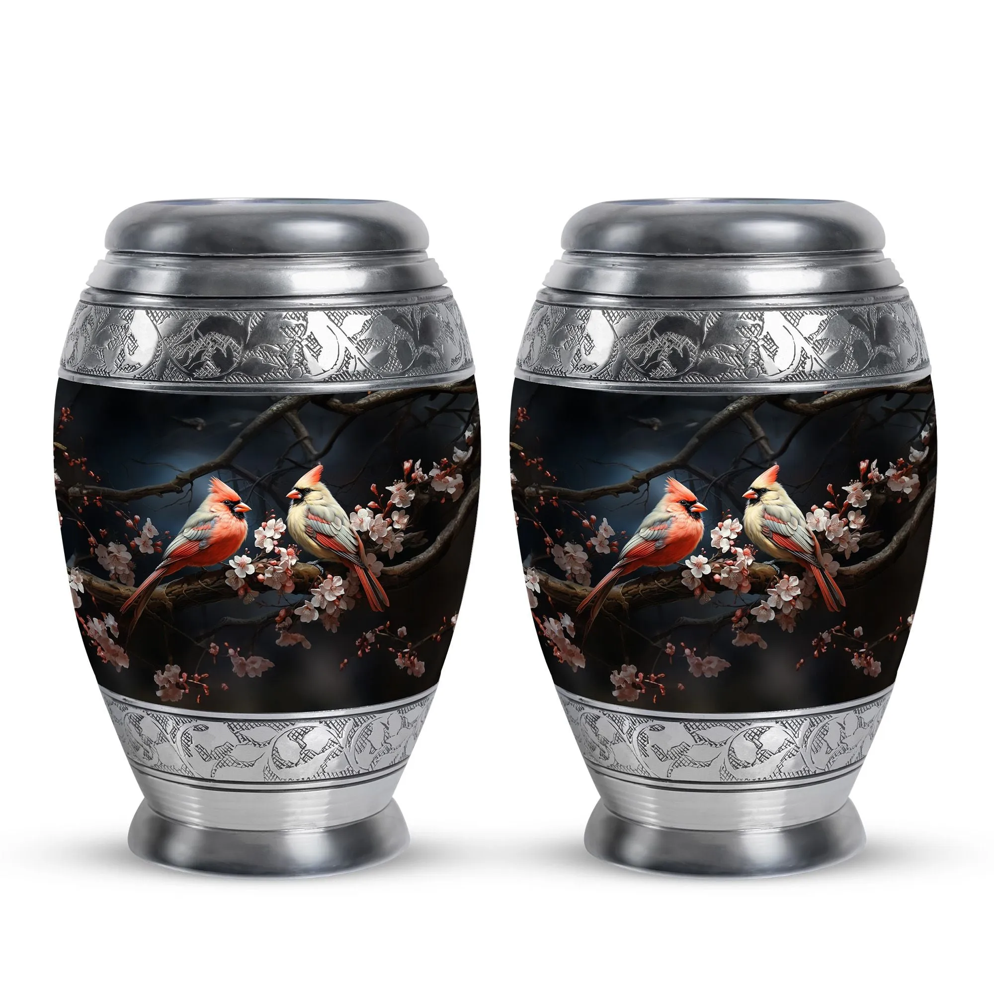 Cardinal Bird Cremation Mini Urns For Ashes Memorial & Funeral Urn