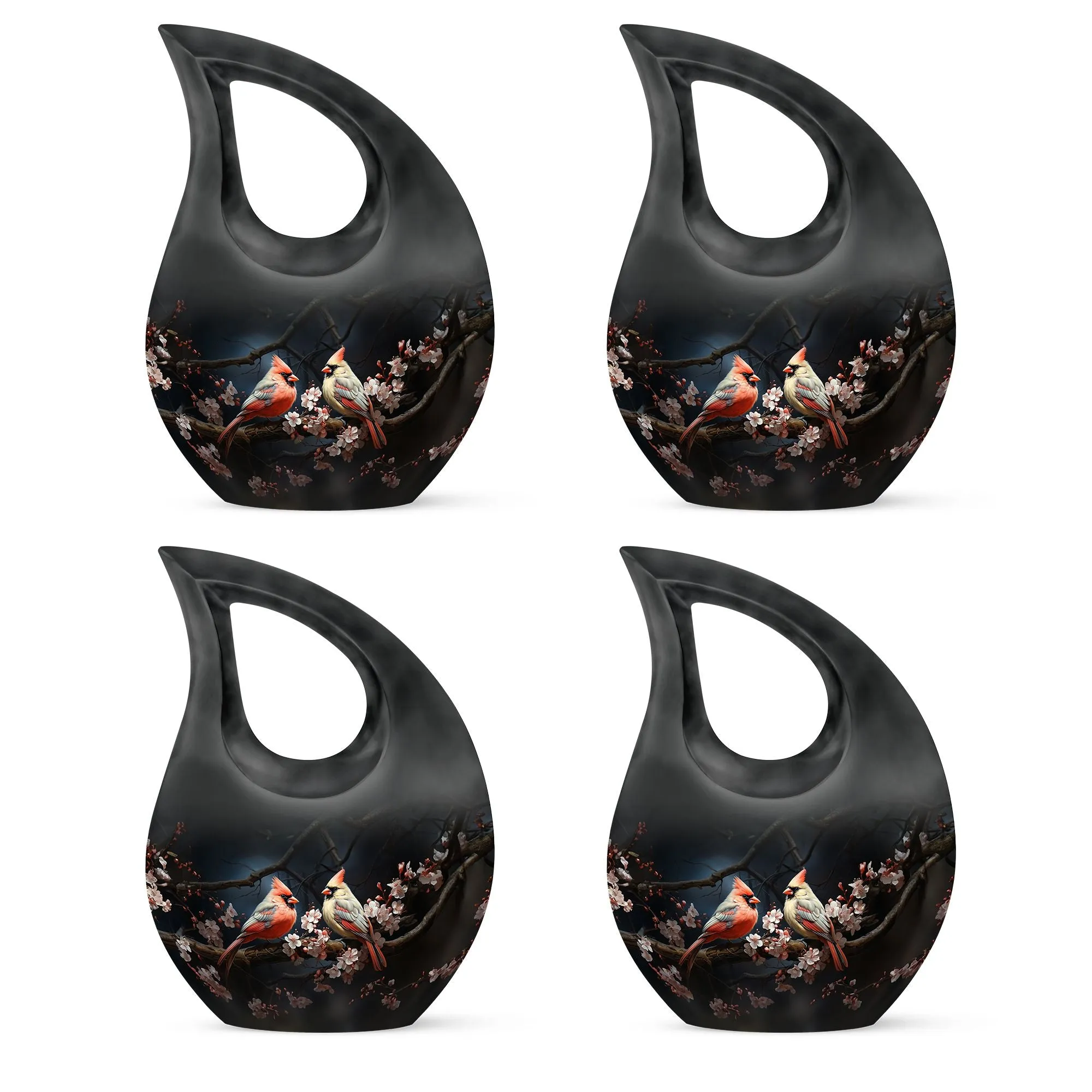 Cardinal Bird Cremation Mini Urns For Ashes Memorial & Funeral Urn
