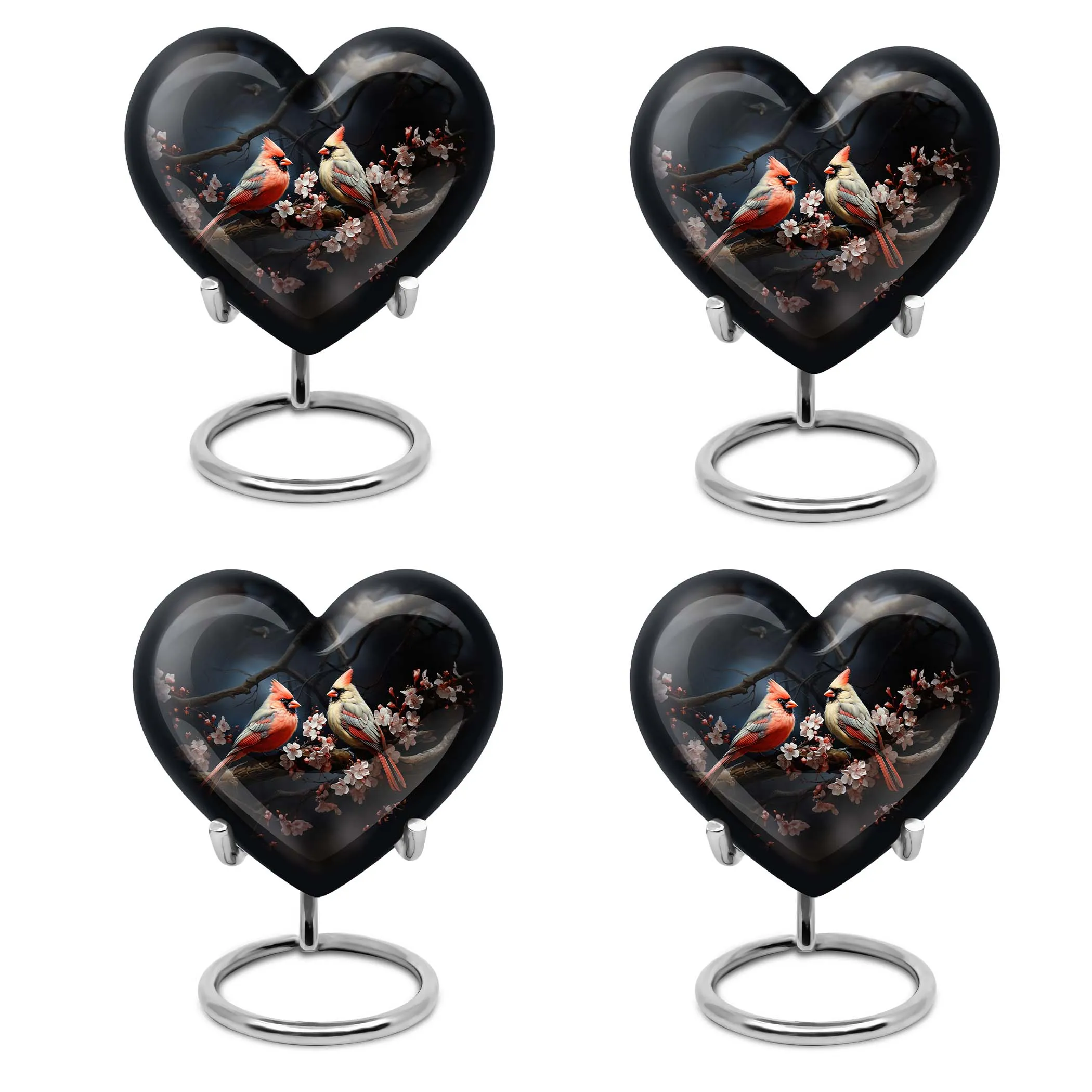 Cardinal Bird Cremation Mini Urns For Ashes Memorial & Funeral Urn