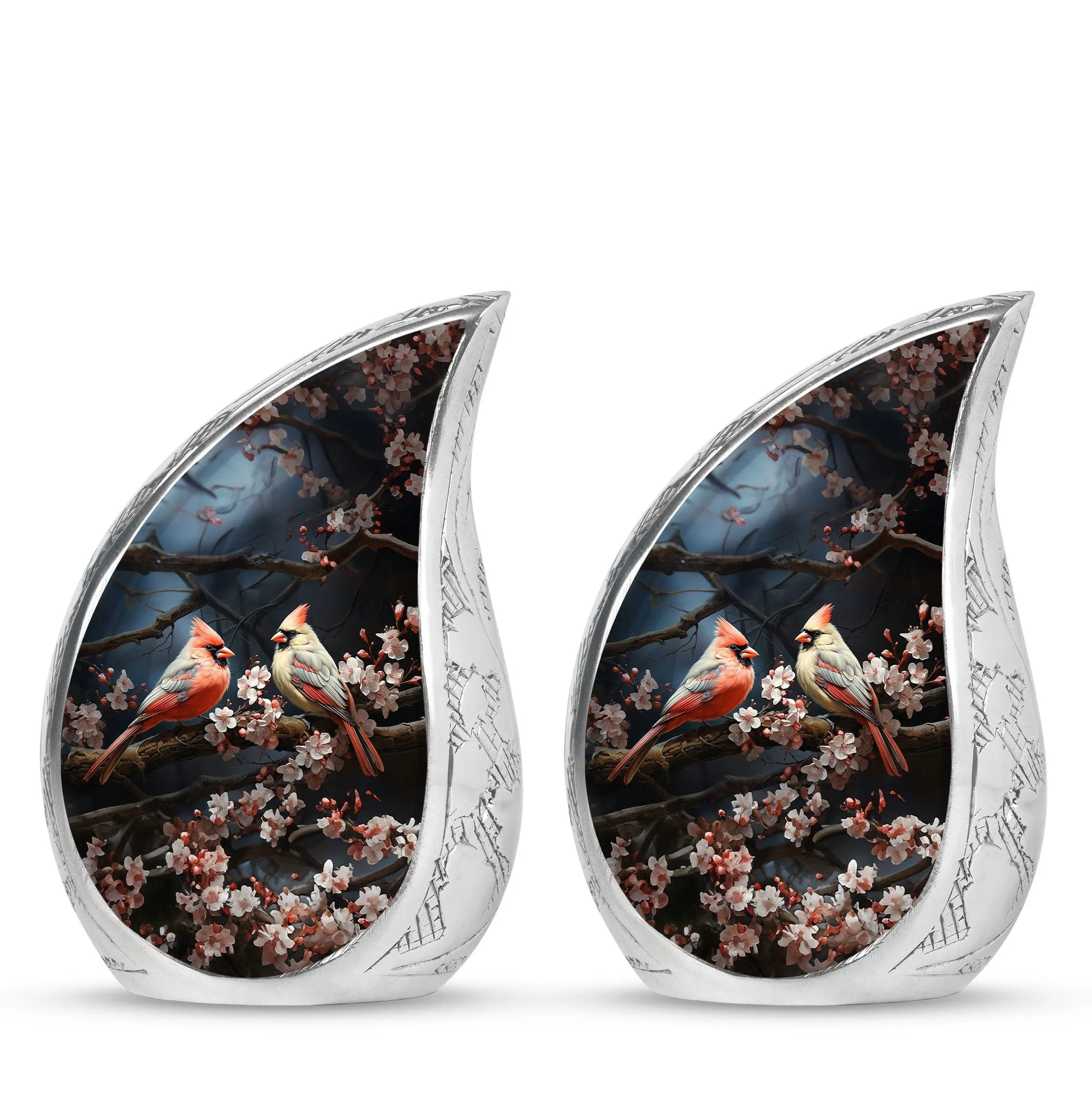 Cardinal Bird Cremation Mini Urns For Ashes Memorial & Funeral Urn
