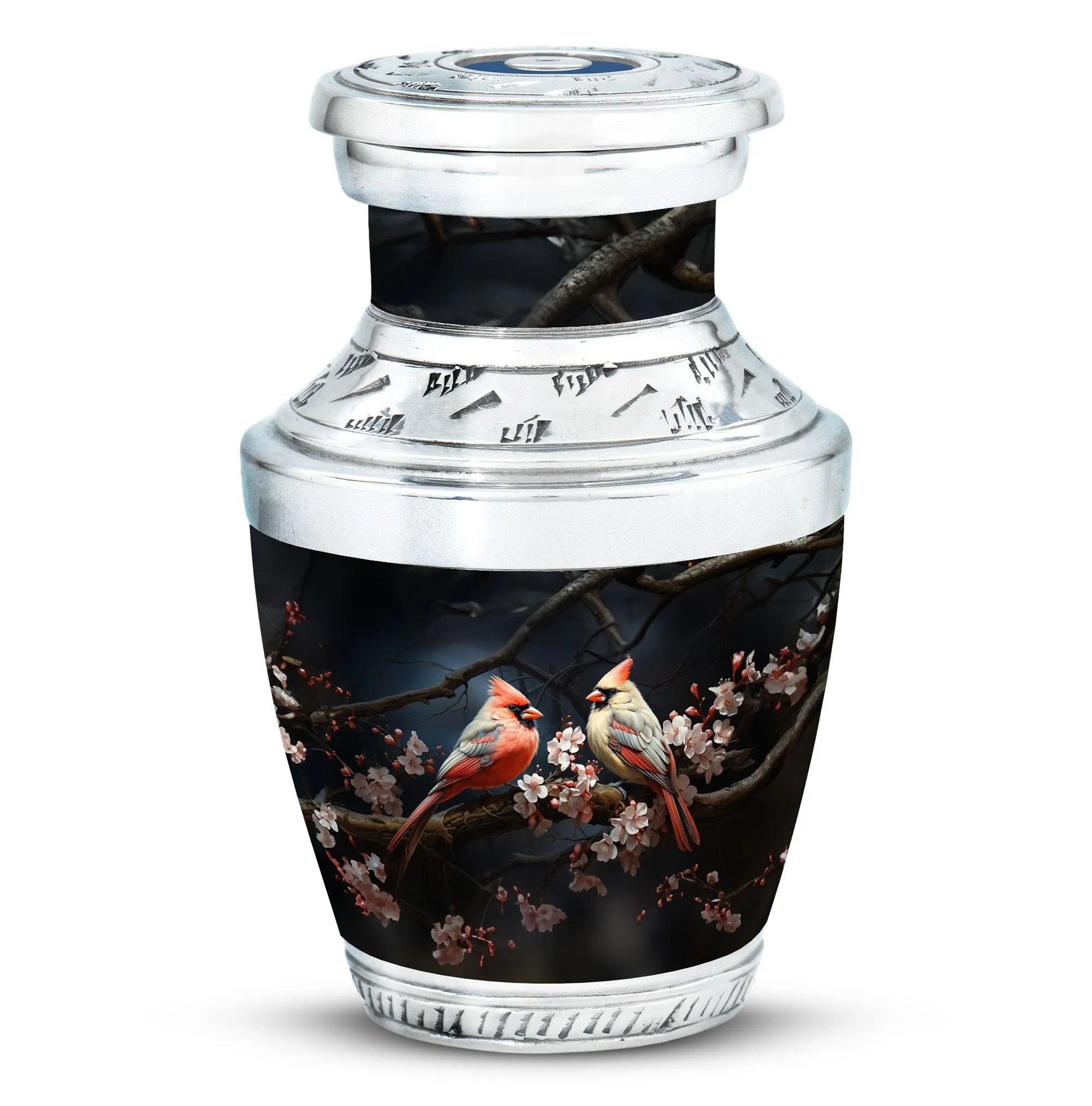Cardinal Bird Cremation Mini Urns For Ashes Memorial & Funeral Urn