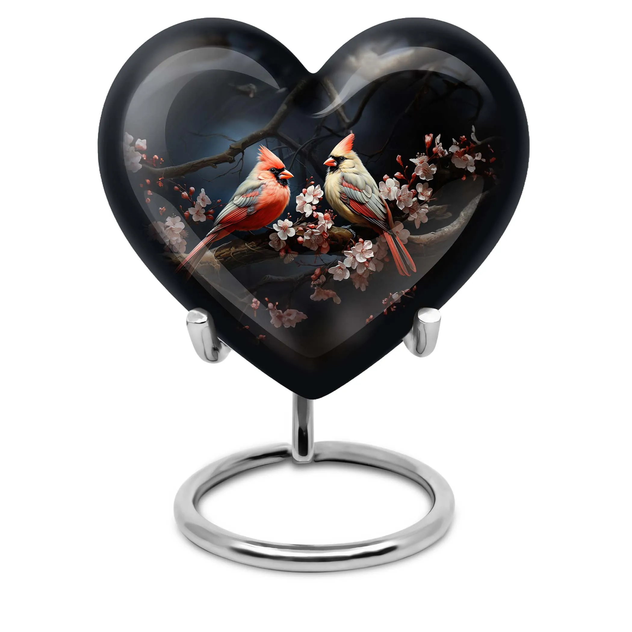 Cardinal Bird Cremation Mini Urns For Ashes Memorial & Funeral Urn
