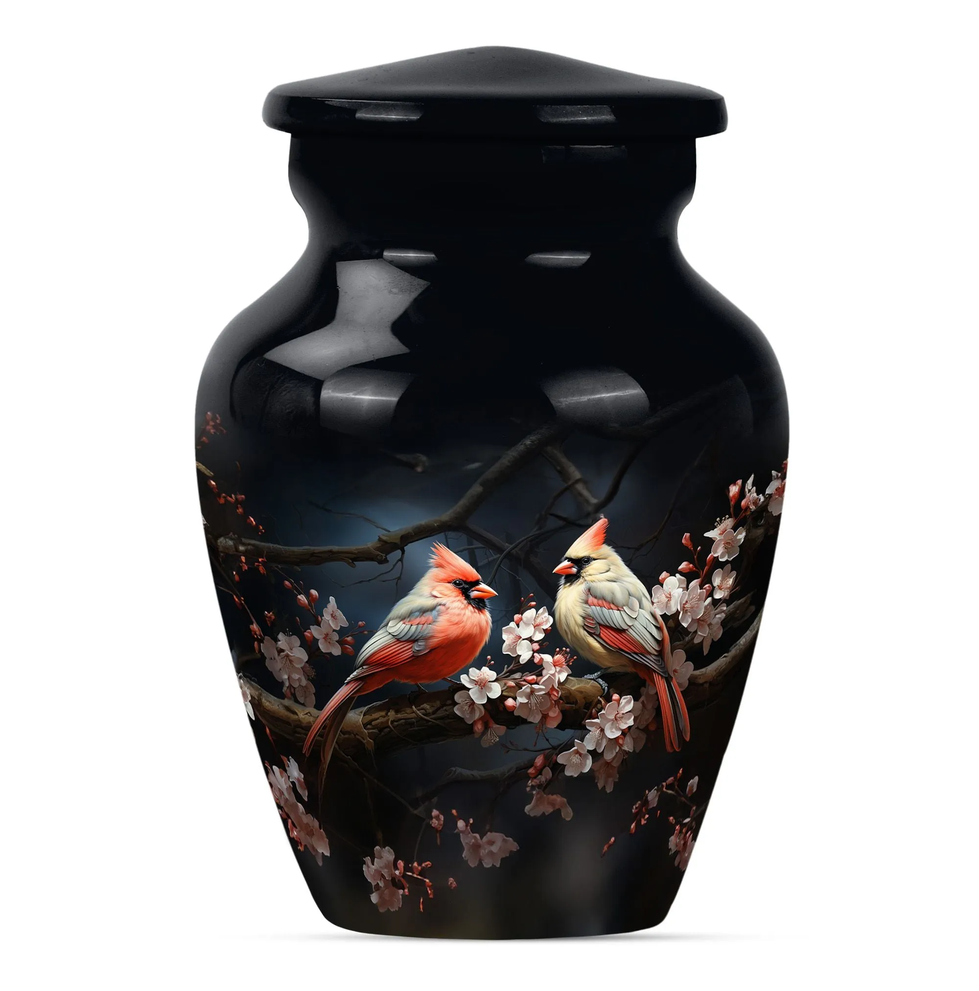 Cardinal Bird Cremation Mini Urns For Ashes Memorial & Funeral Urn