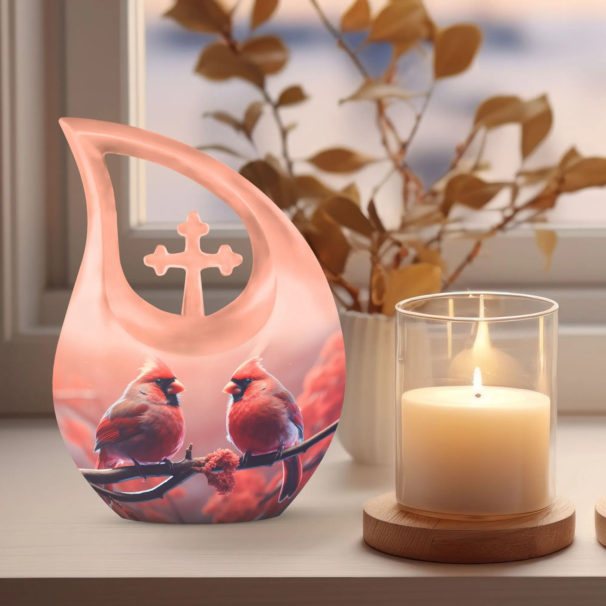 Cardinal Bird Urn: An Unusual Memorial Urn For Human Ashes
