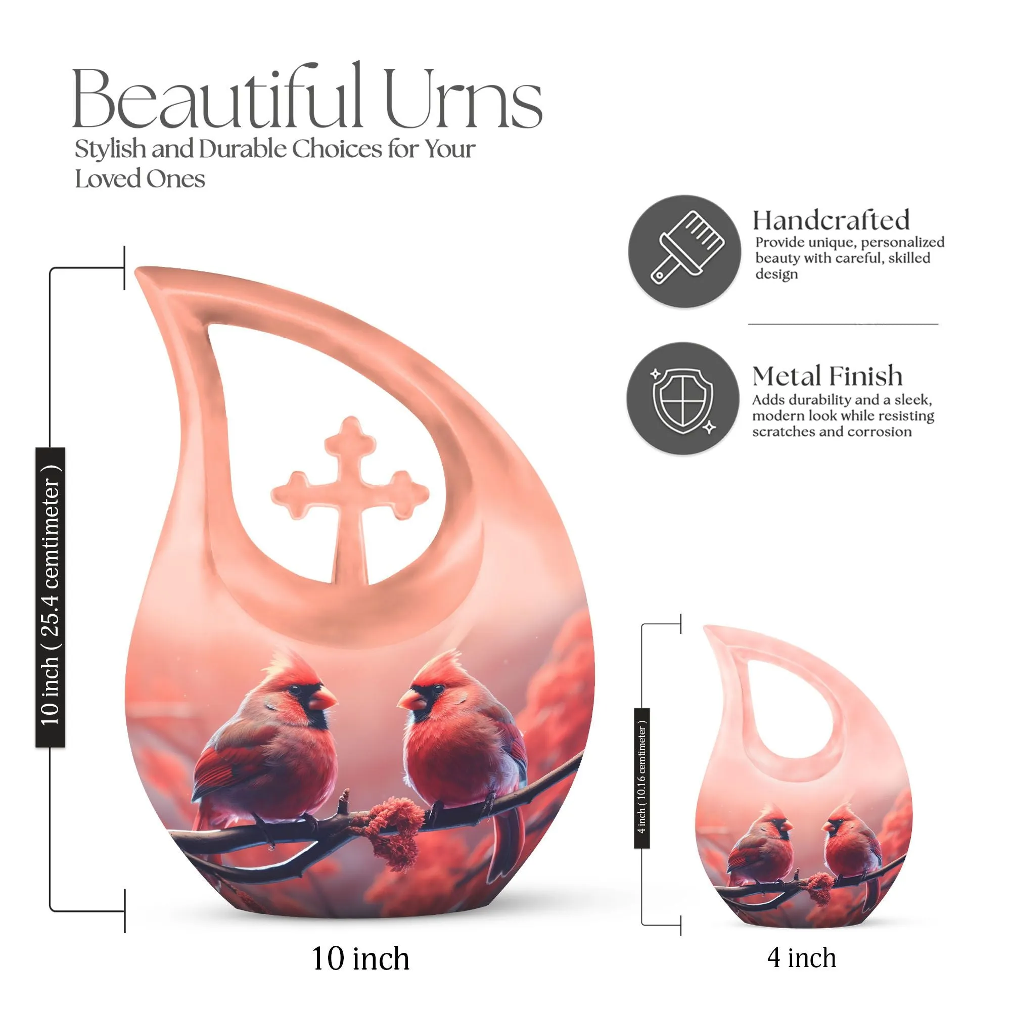 Cardinal Bird Urn: An Unusual Memorial Urn For Human Ashes
