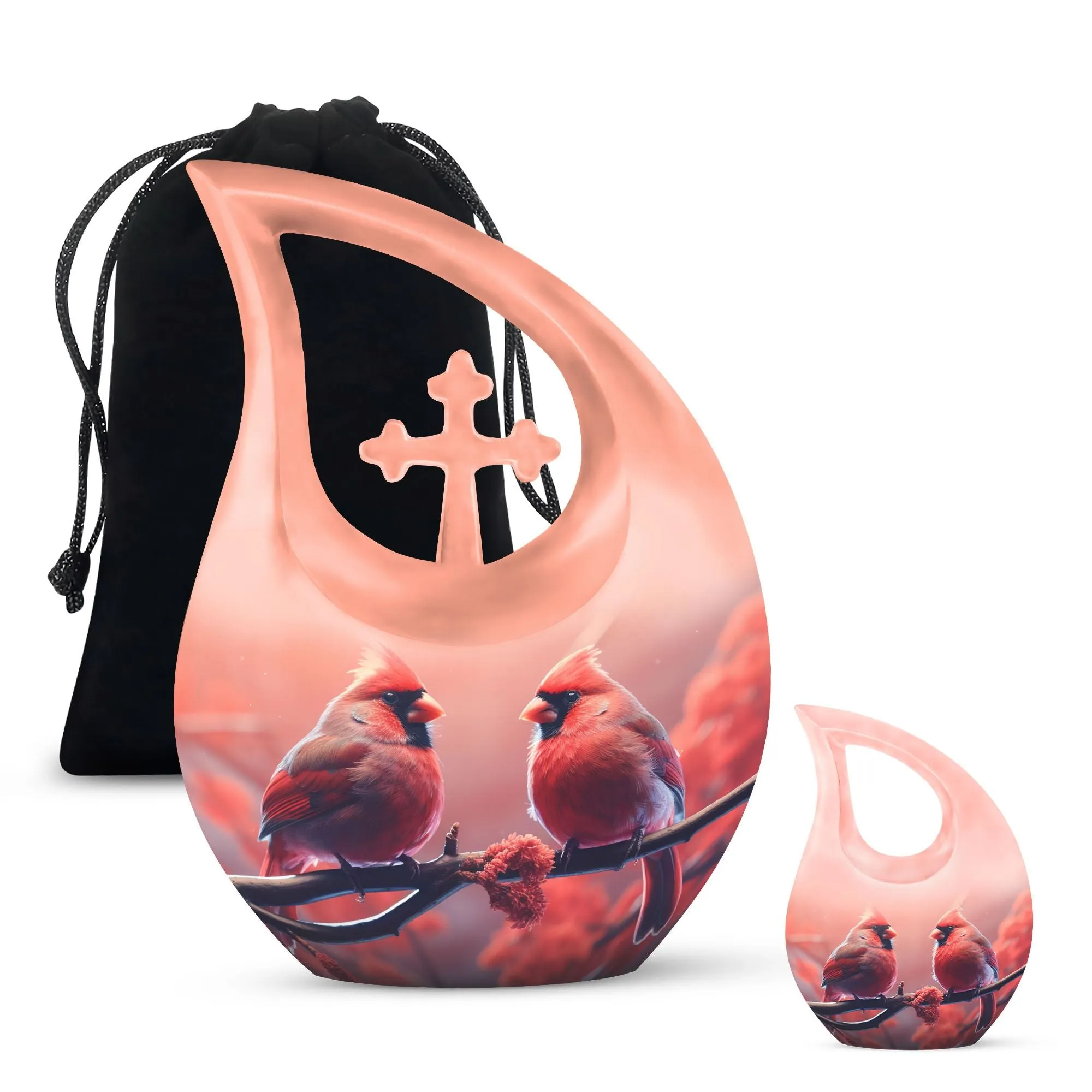 Cardinal Bird Urn: An Unusual Memorial Urn For Human Ashes
