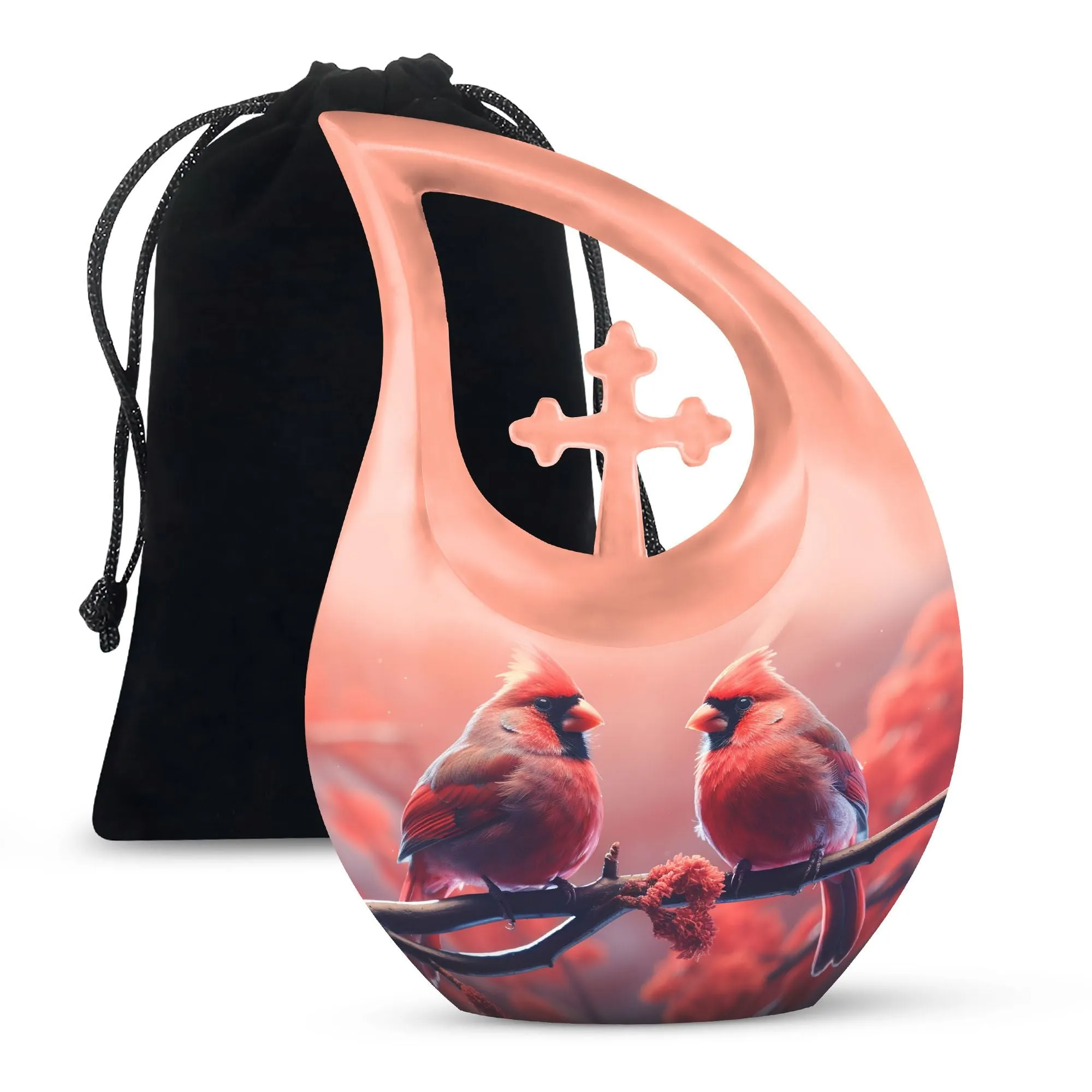Cardinal Bird Urn: An Unusual Memorial Urn For Human Ashes