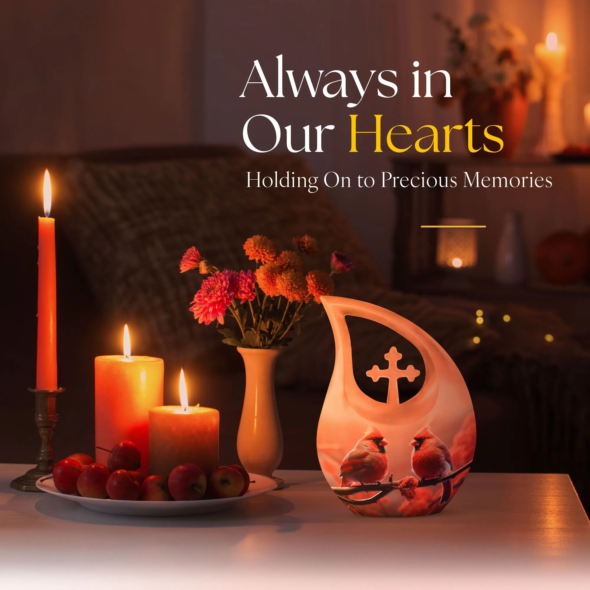 Cardinal Bird Urn: An Unusual Memorial Urn For Human Ashes