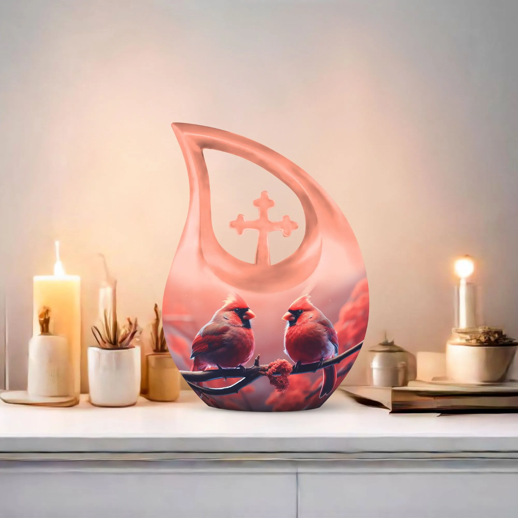 Cardinal Bird Urn: An Unusual Memorial Urn For Human Ashes