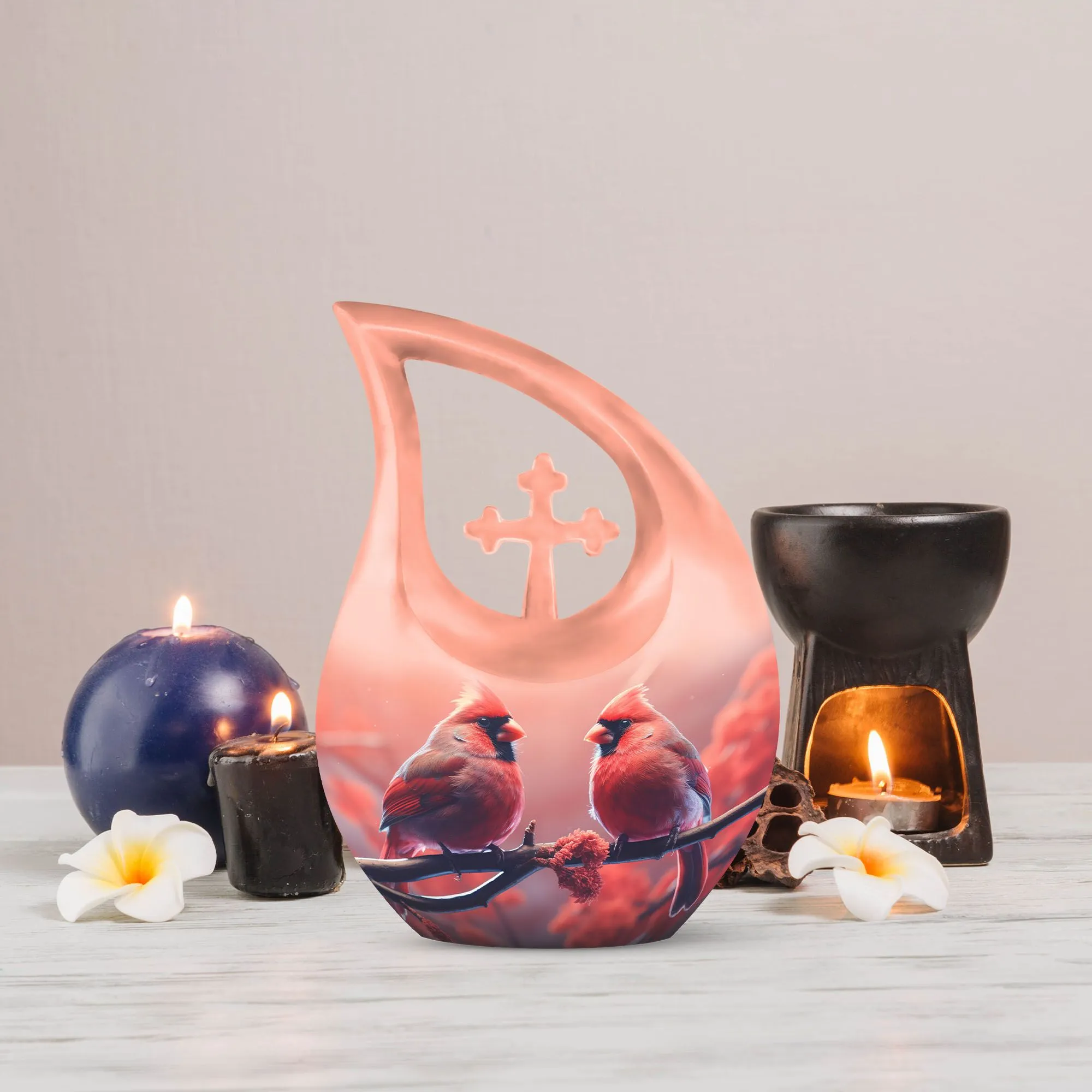 Cardinal Bird Urn: An Unusual Memorial Urn For Human Ashes