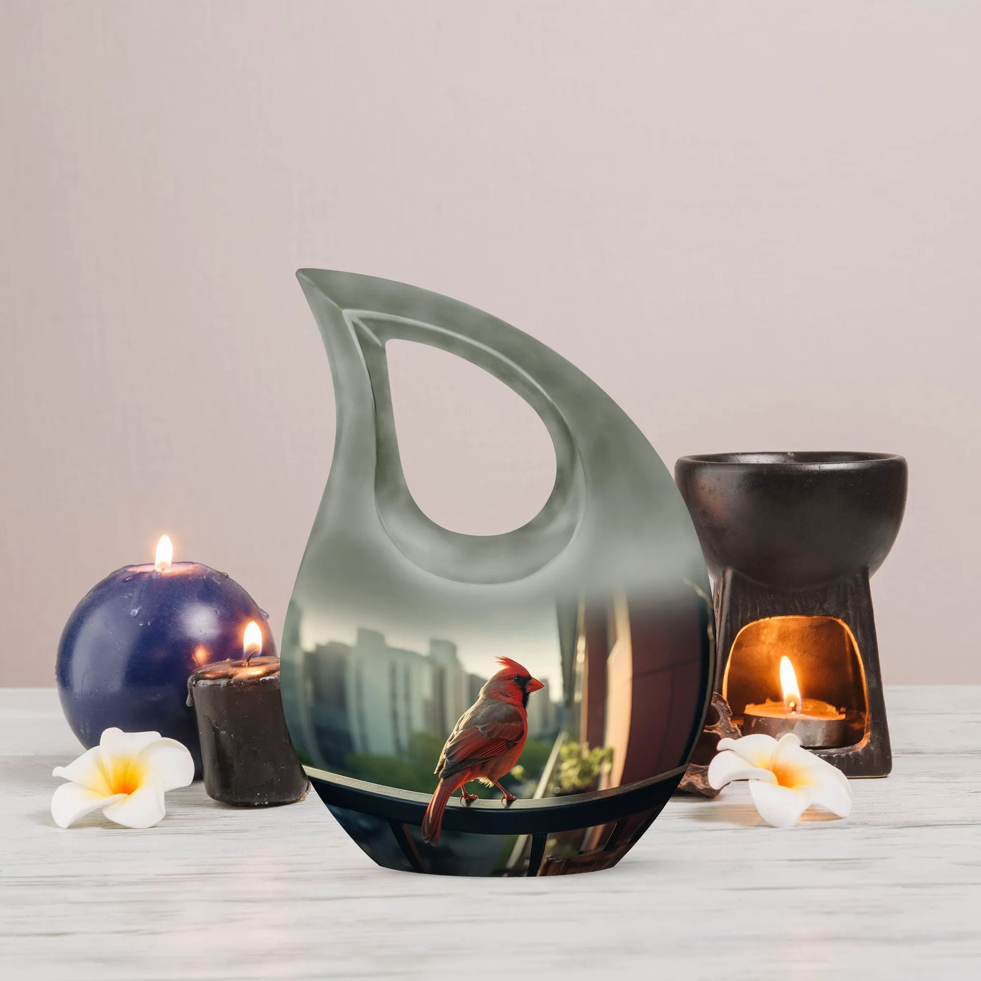 Cardinal Bird Urn – Full Size Memorial Cremation Urn
