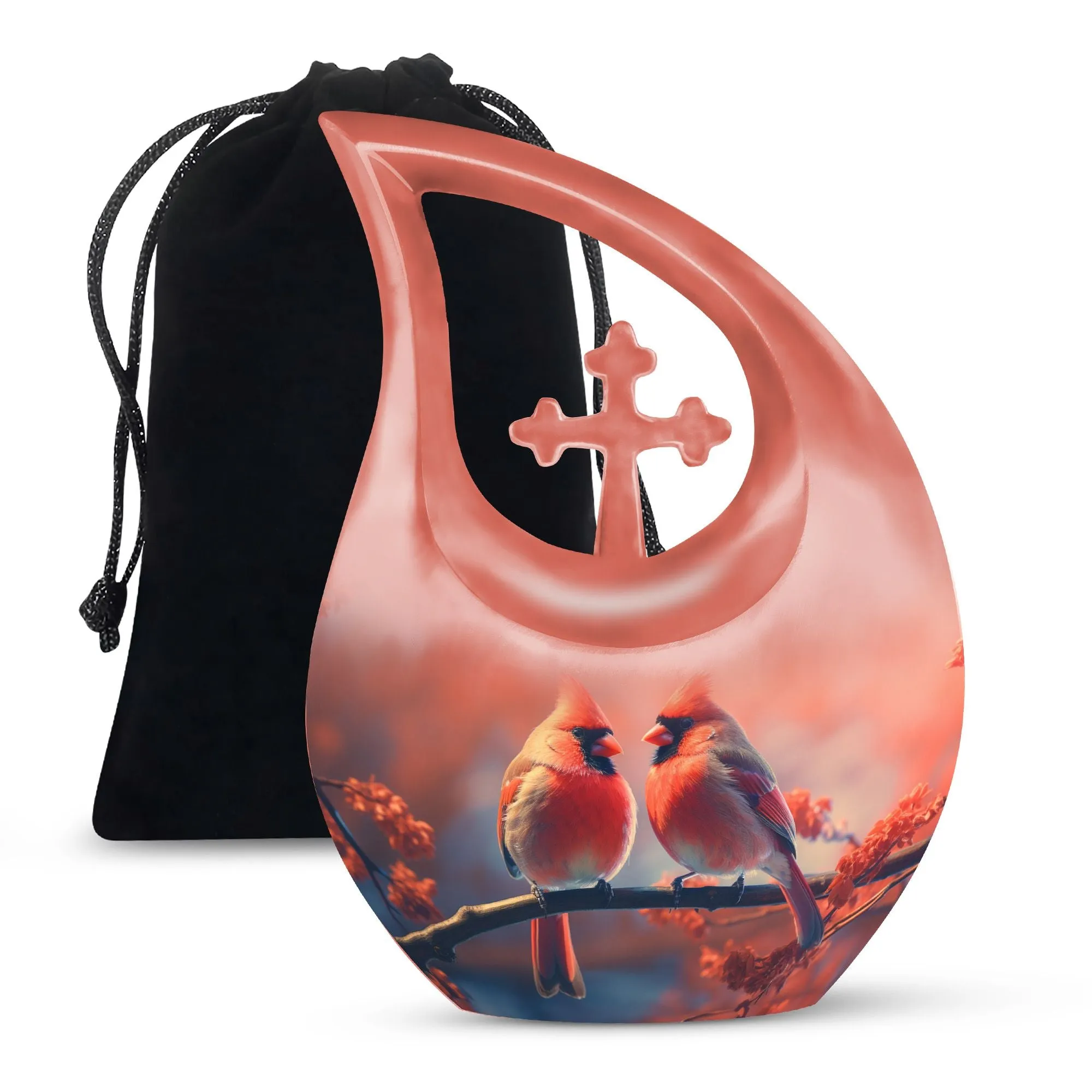 Cardinal Bird Urn – Full Size Memorial Cremation Urn