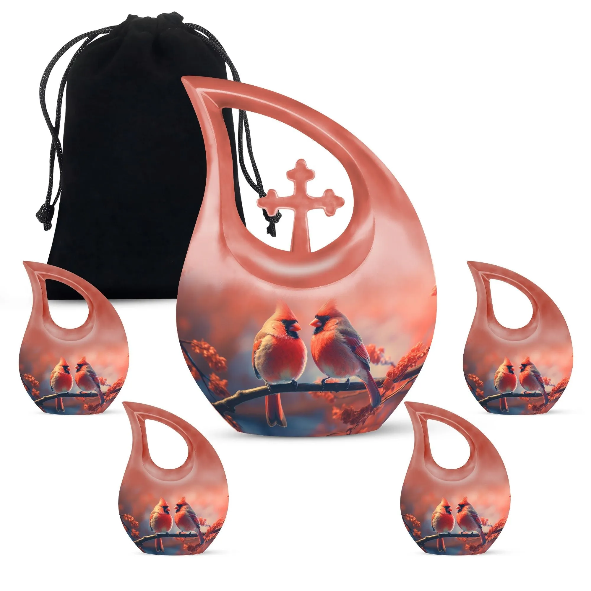 Cardinal Bird Urn – Full Size Memorial Cremation Urn