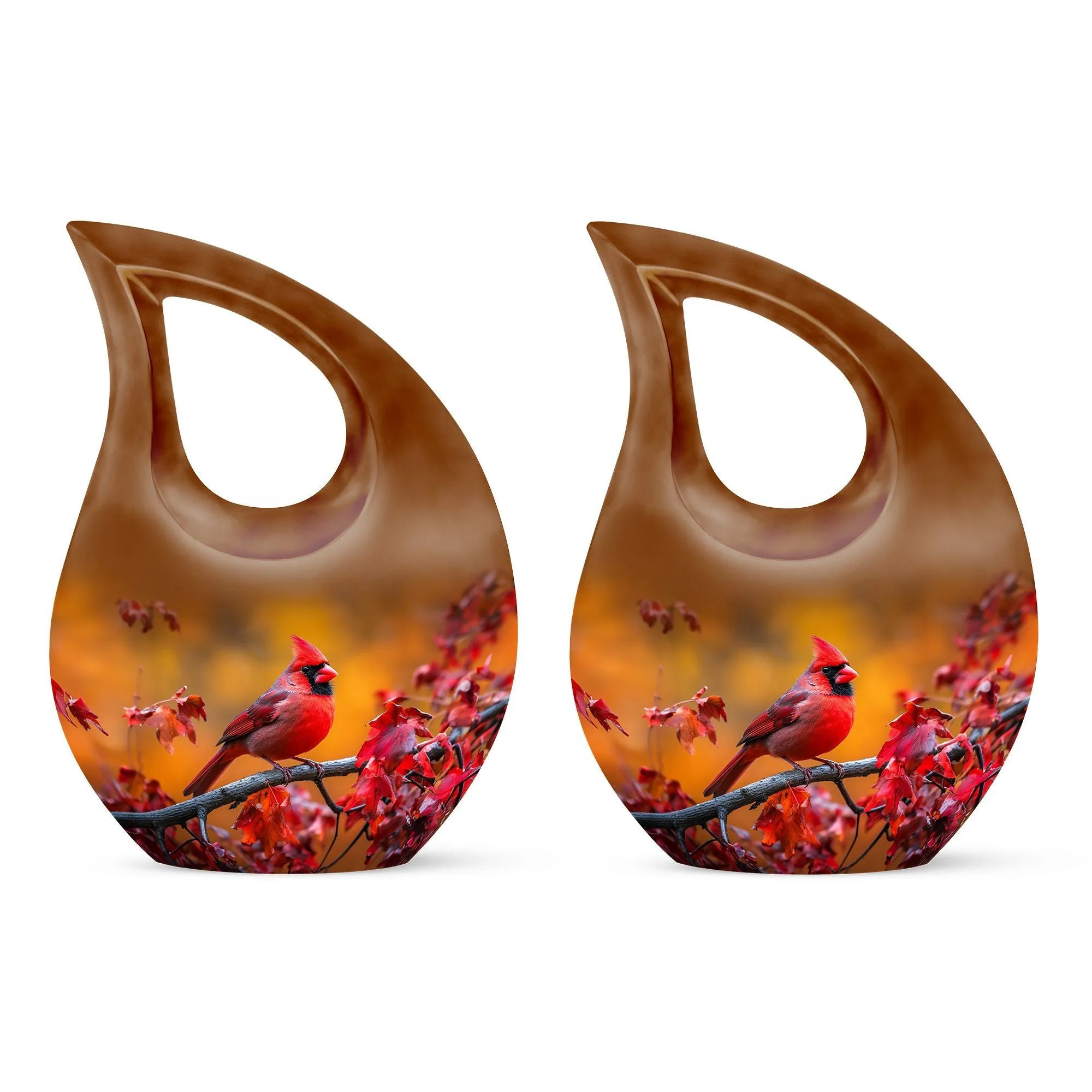Cardinal Bird Urn: Keepsake Cremation Urn For Human Ashes
