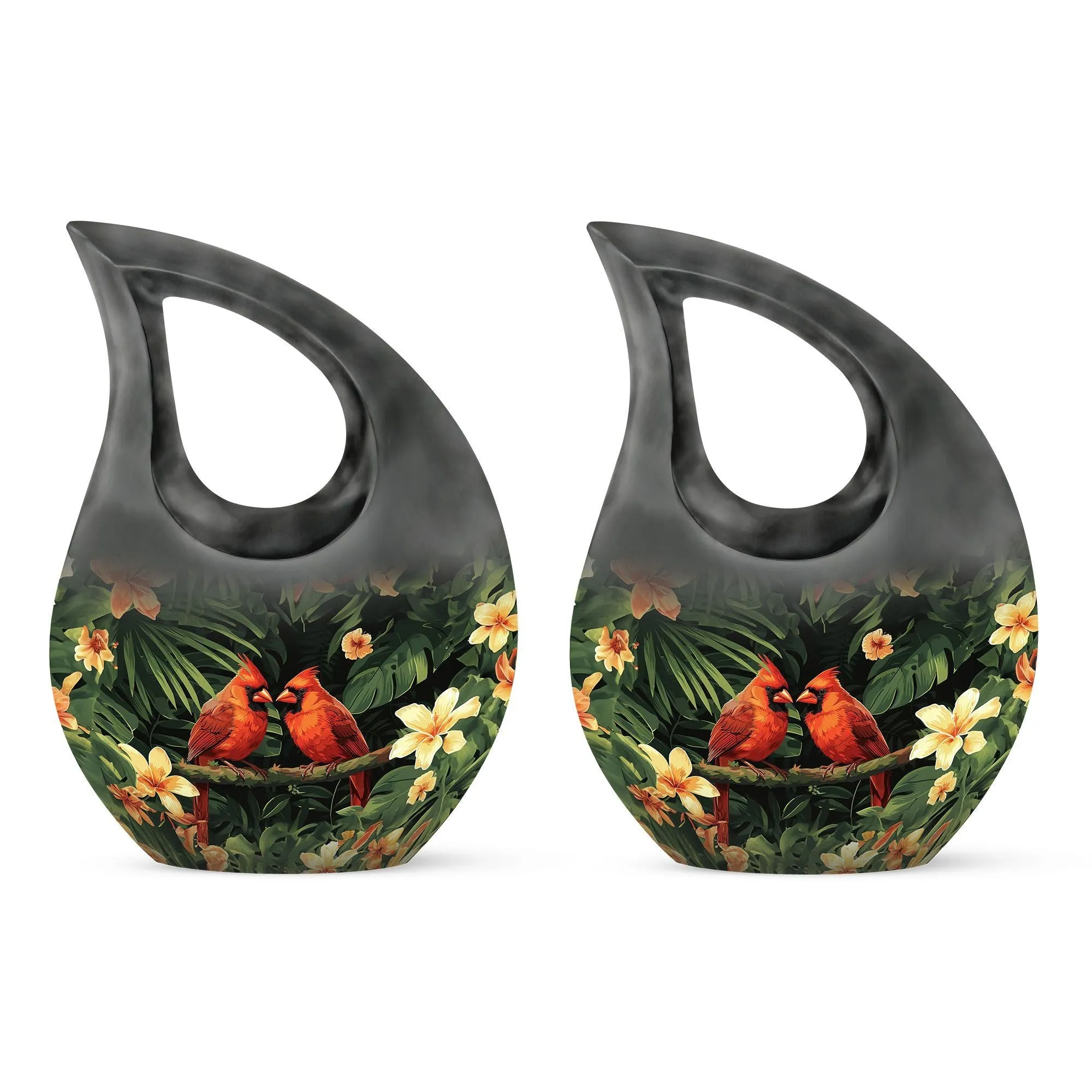 Cardinal Bird Urn-  Memorial Cremation Urn For Human Ashes Urn