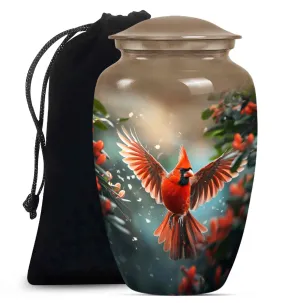 Cardinal Cremation Small Urns For Human Ashes Memorial & Funeral Urn