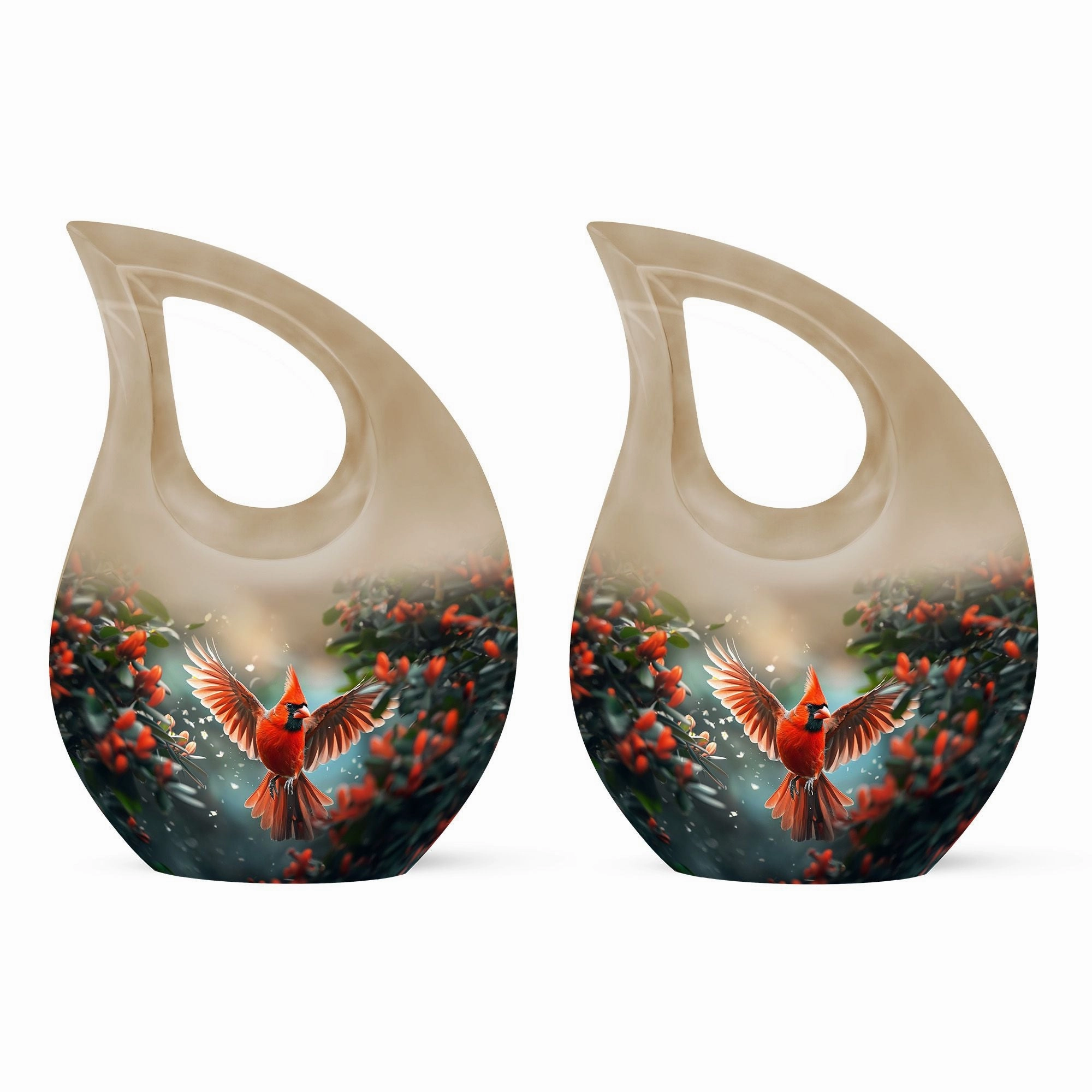 Cardinal Cremation Small Urns For Human Ashes Memorial & Funeral Urn