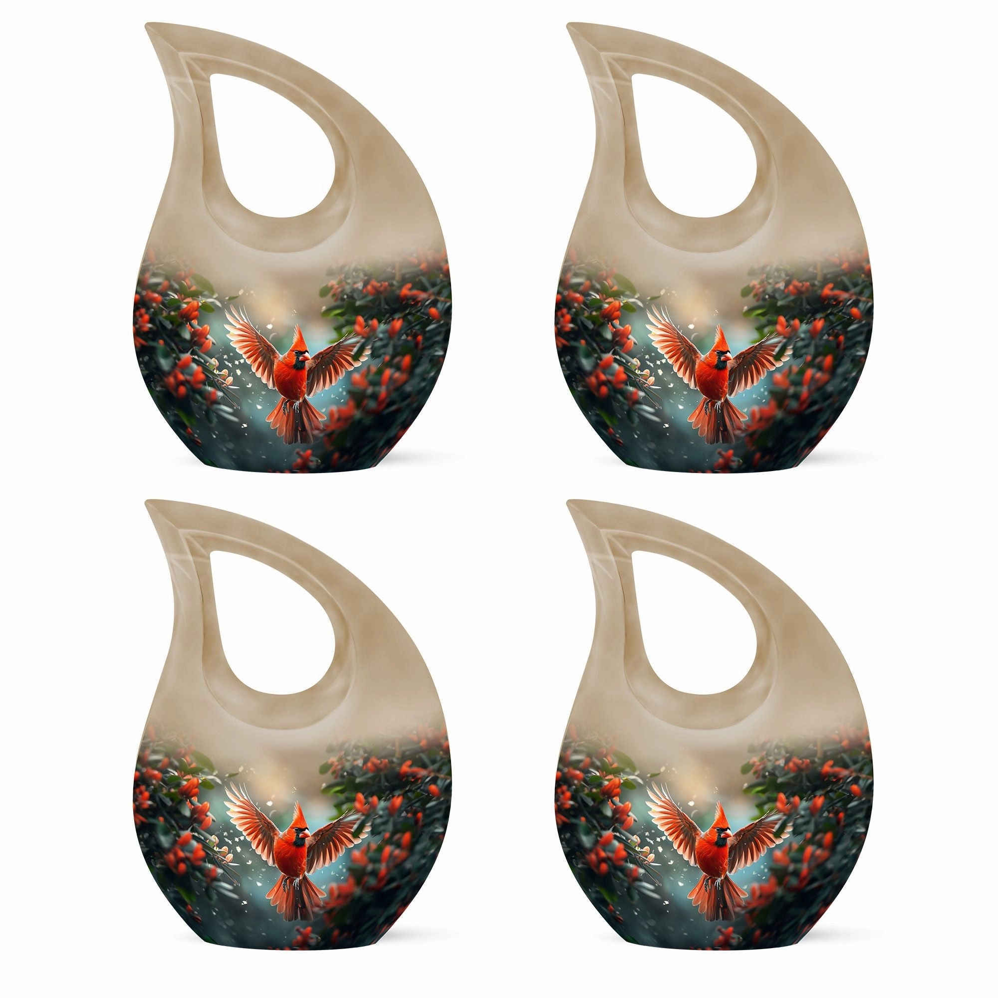 Cardinal Cremation Small Urns For Human Ashes Memorial & Funeral Urn