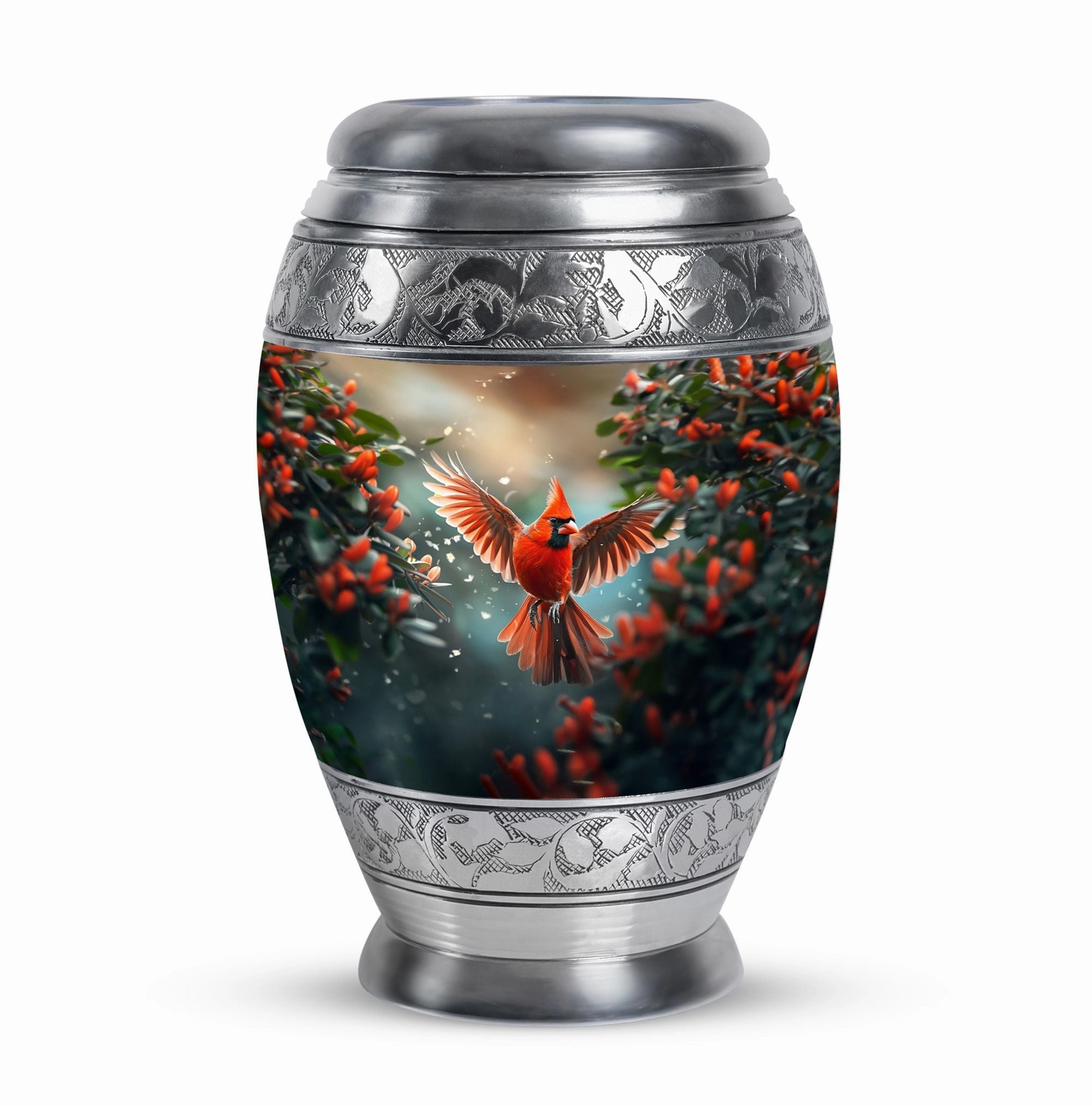 Cardinal Cremation Small Urns For Human Ashes Memorial & Funeral Urn