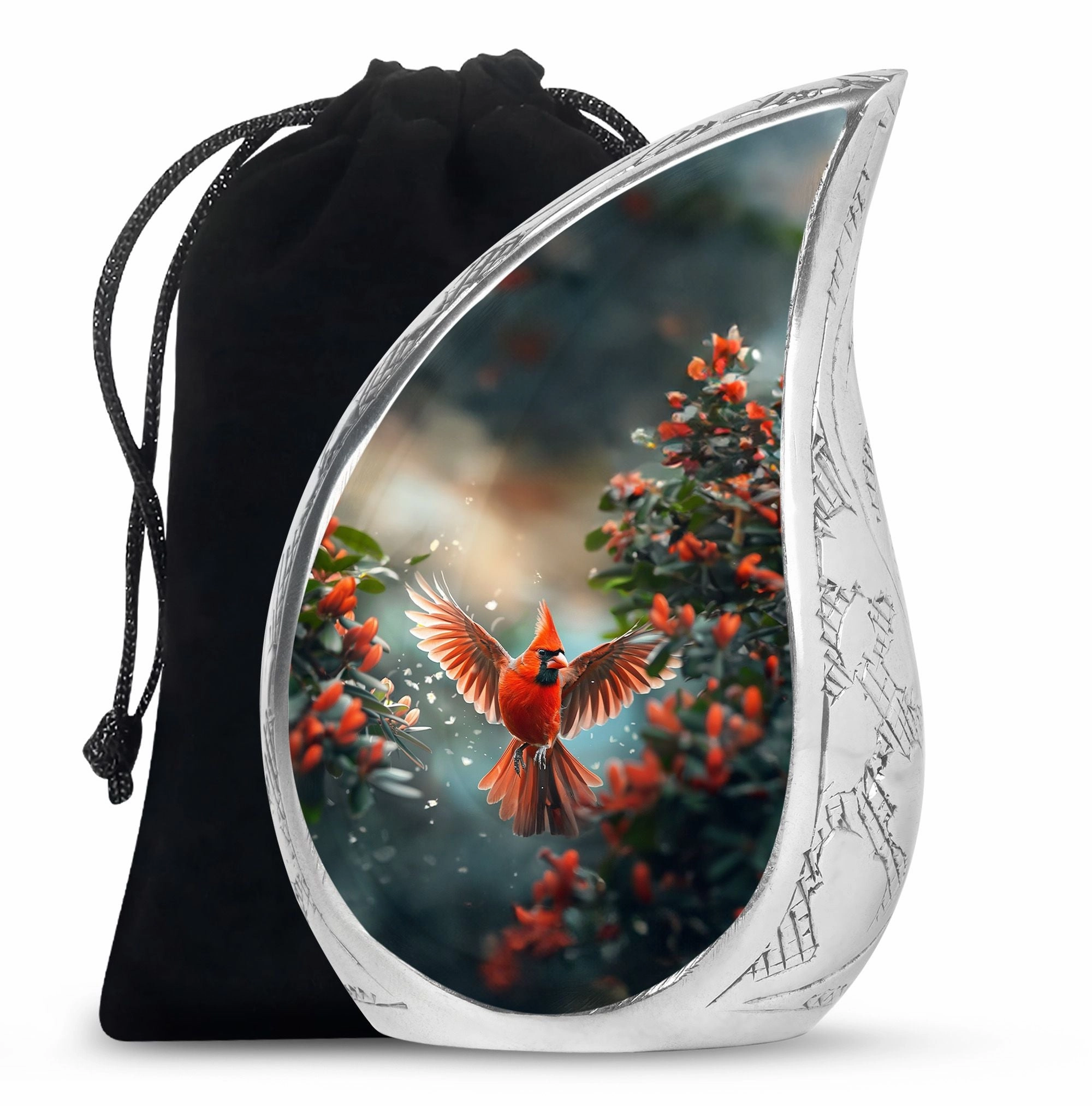 Cardinal Cremation Small Urns For Human Ashes Memorial & Funeral Urn
