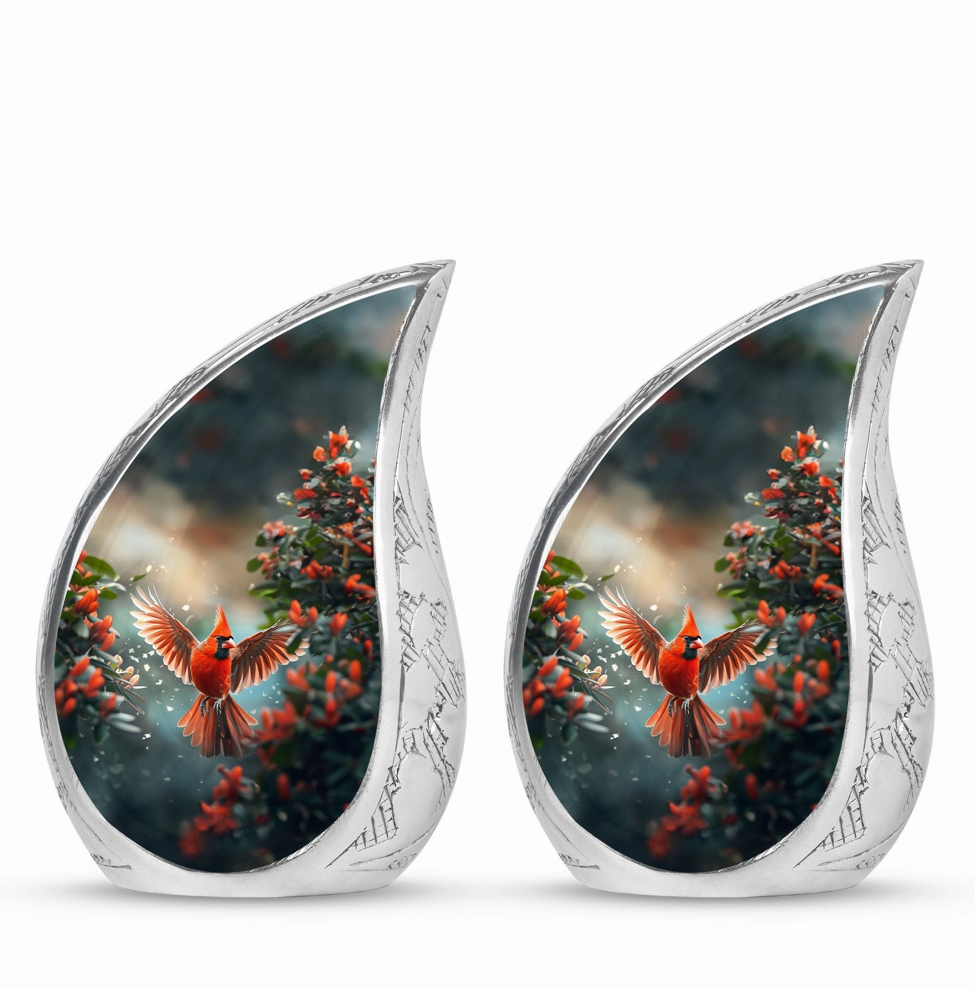 Cardinal Cremation Small Urns For Human Ashes Memorial & Funeral Urn