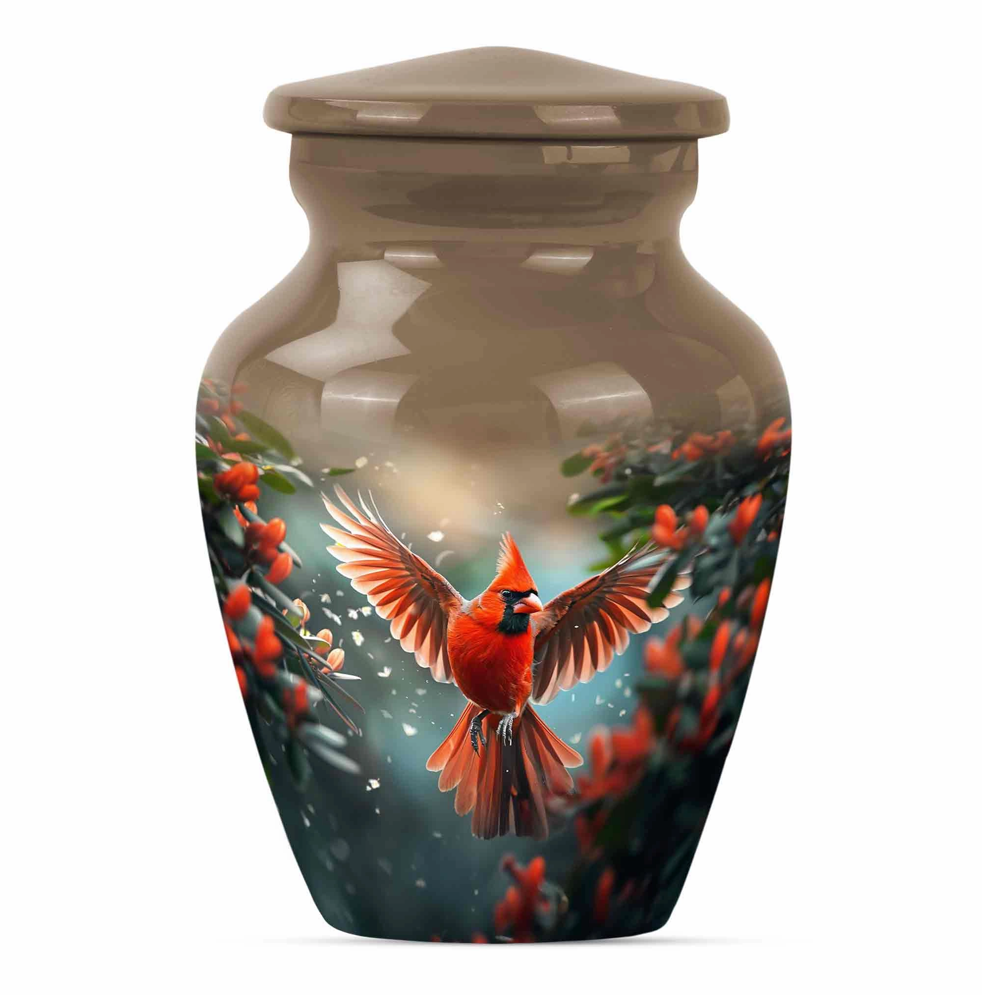 Cardinal Cremation Small Urns For Human Ashes Memorial & Funeral Urn