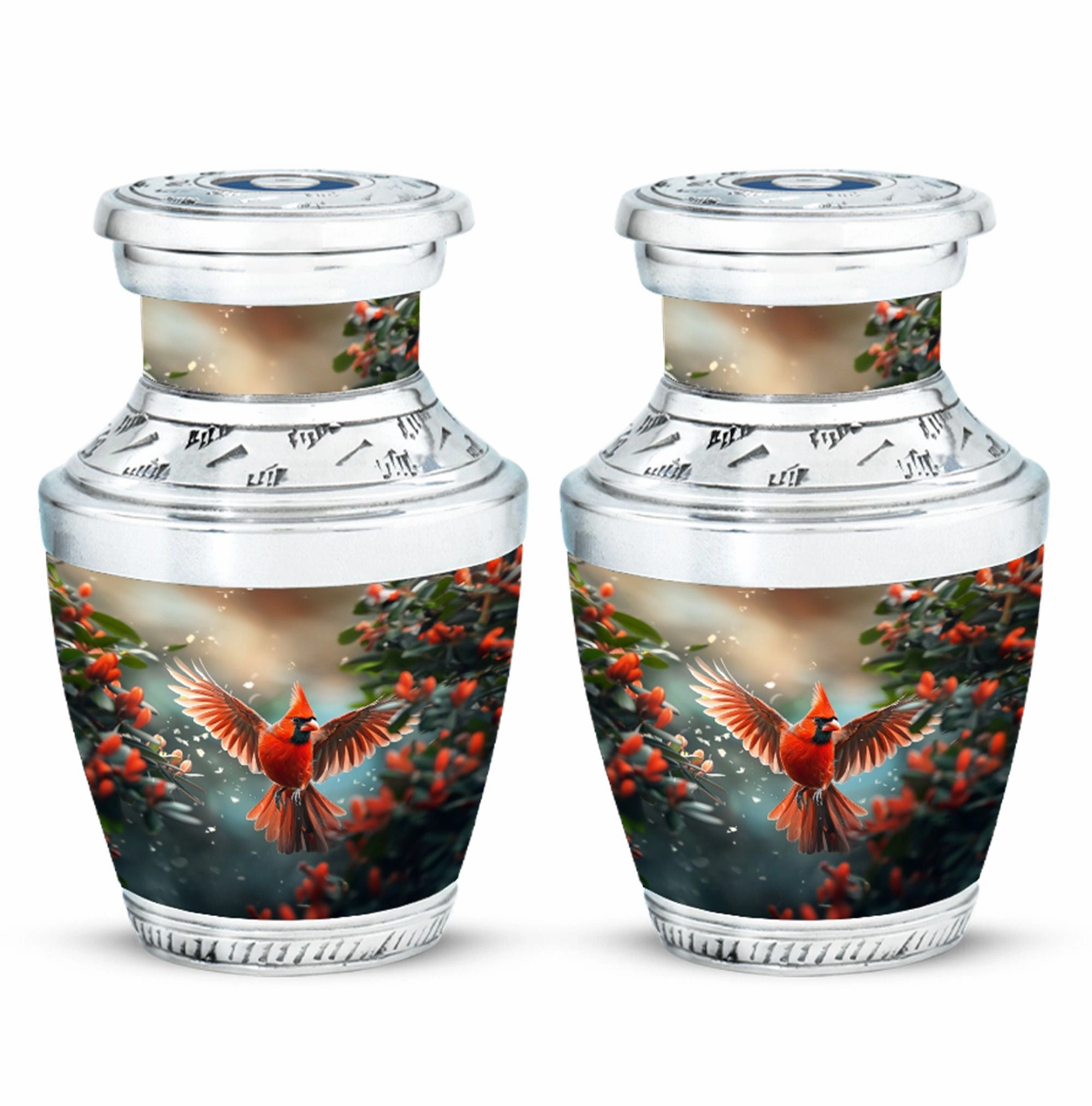 Cardinal Cremation Small Urns For Human Ashes Memorial & Funeral Urn
