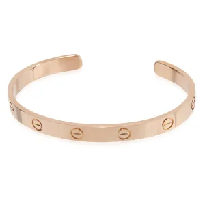 Cartier Rose Gold  Love Cuff Bracelet