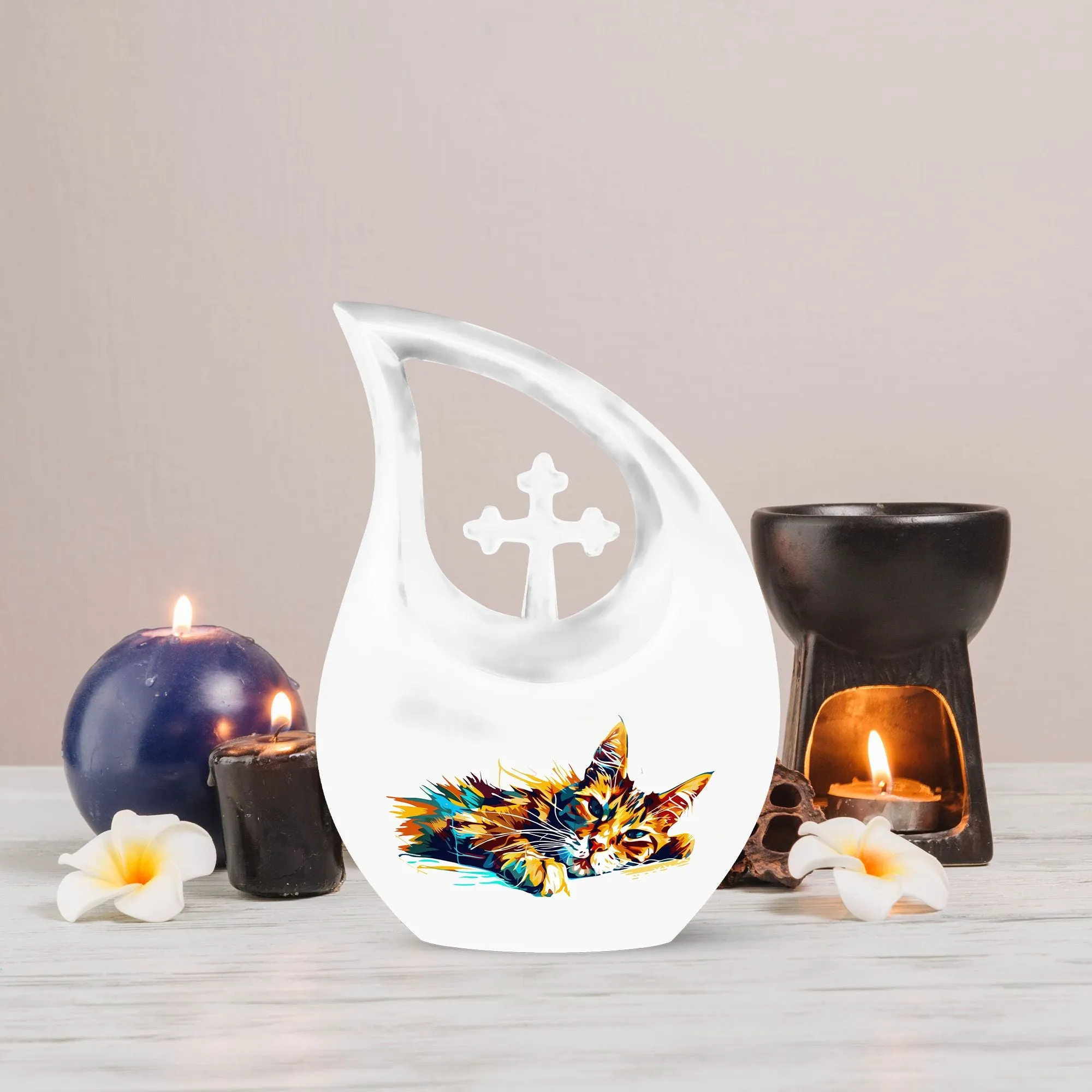 Cat Cremation Urn-Memorial Cremation Urn For Ashes