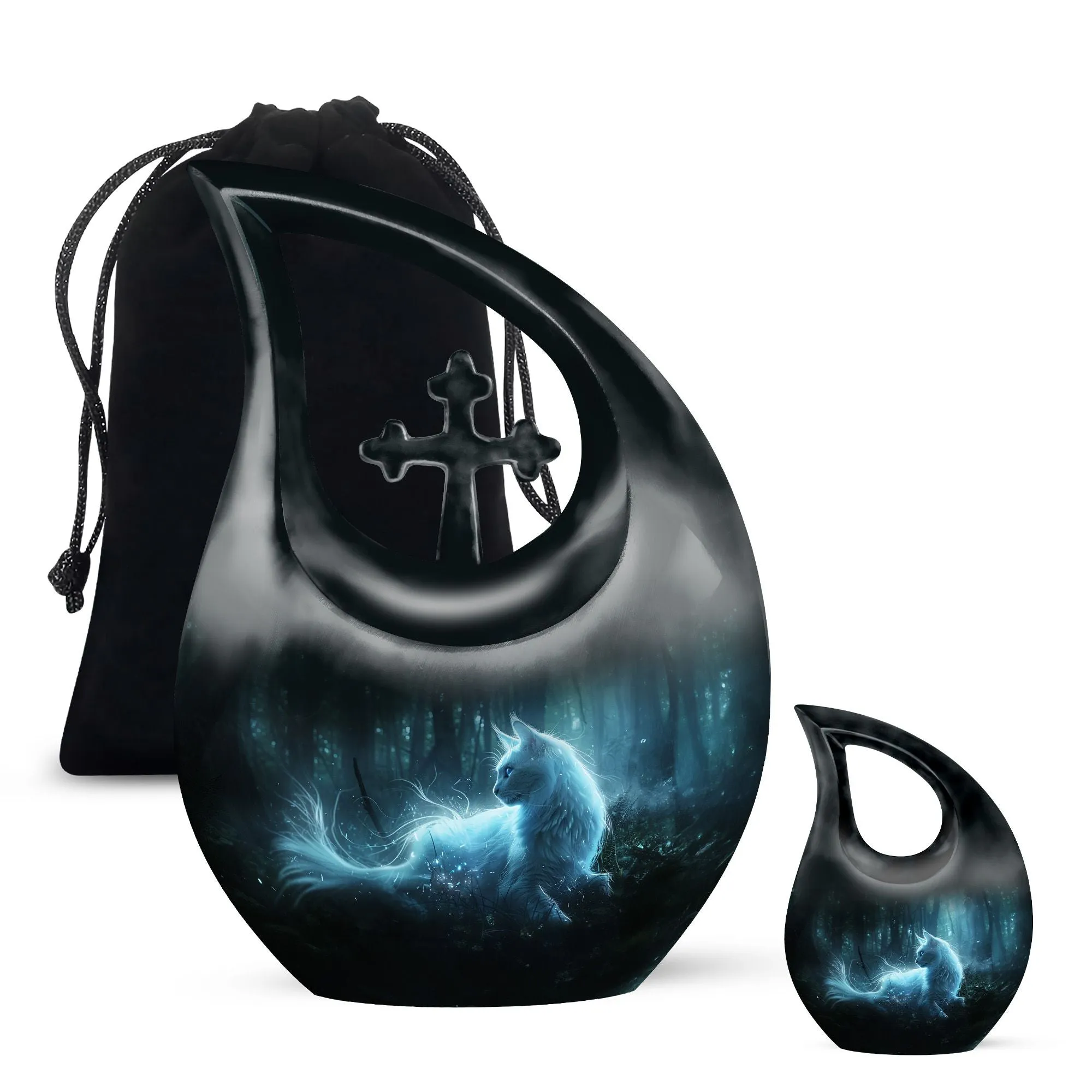 Cat Urn: Cross Drop Design Offering Affordable Cremation