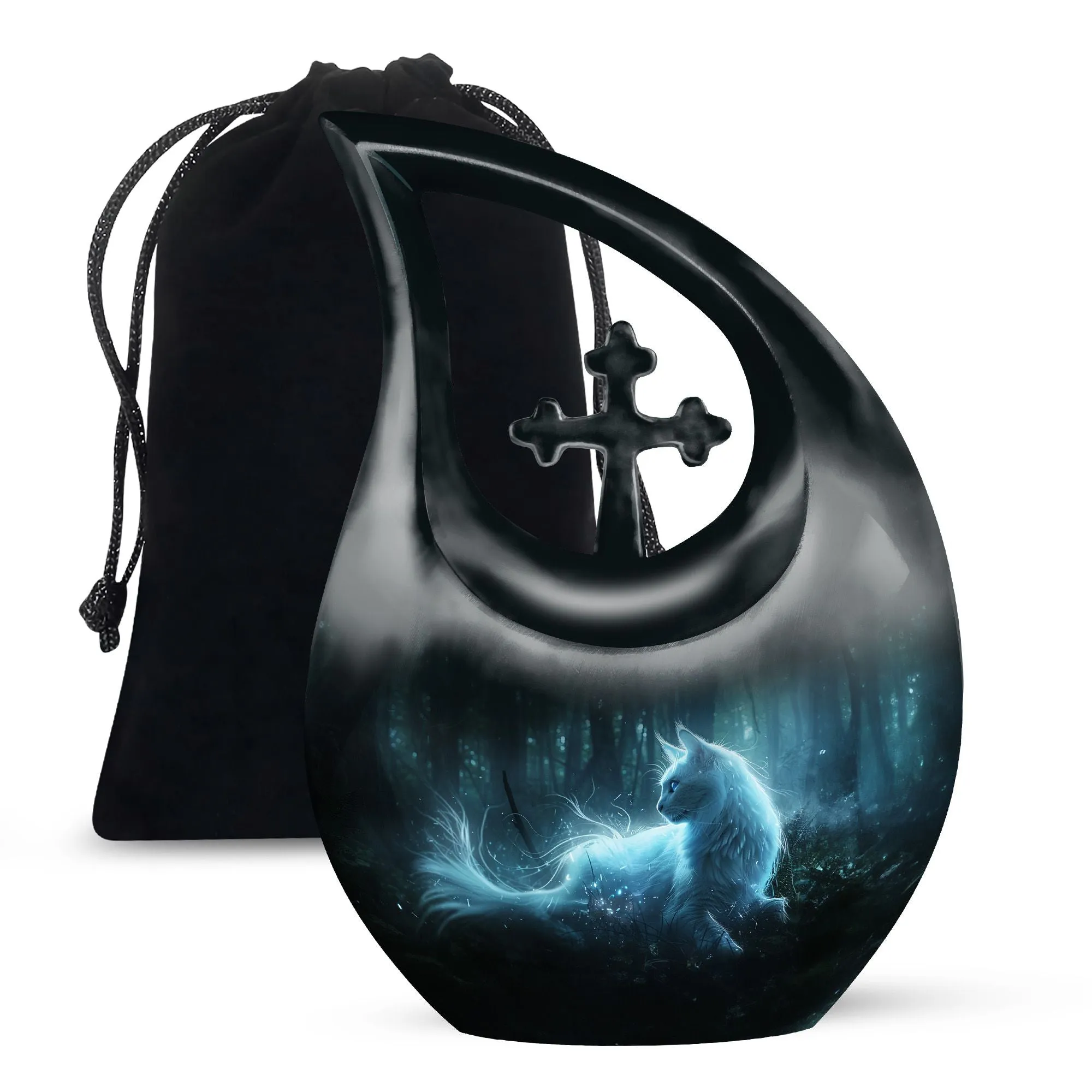 Cat Urn: Cross Drop Design Offering Affordable Cremation