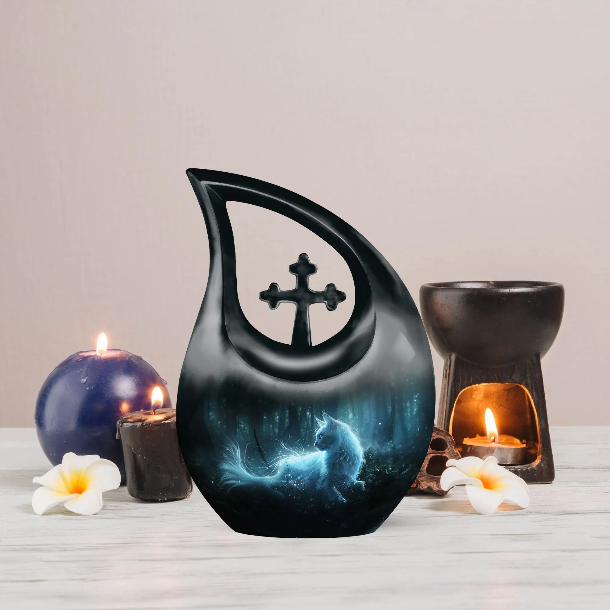 Cat Urn: Cross Drop Design Offering Affordable Cremation